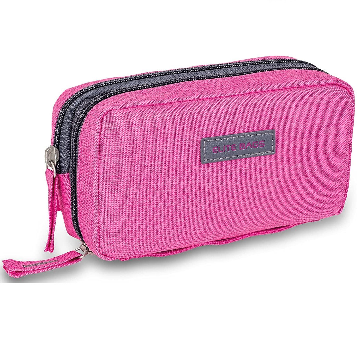 Elite Bags Aufbewahrungstasche Elite Bags DIABETIC'S Diabetikertasche pink (Insulin-Tasche, 1-tlg., inkl. Kühlpad), geschütztes, thermoisoliertes Insulin-Fach mit Platz für GEL Kühlpad