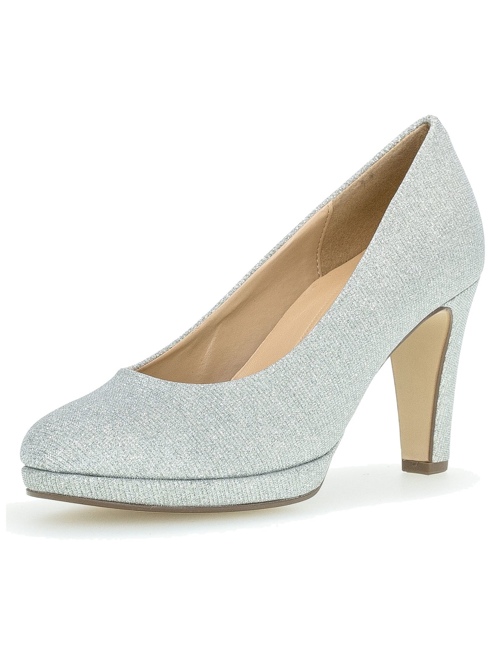 Pumps Lederimitat/Textil High-Heel-Pumps
