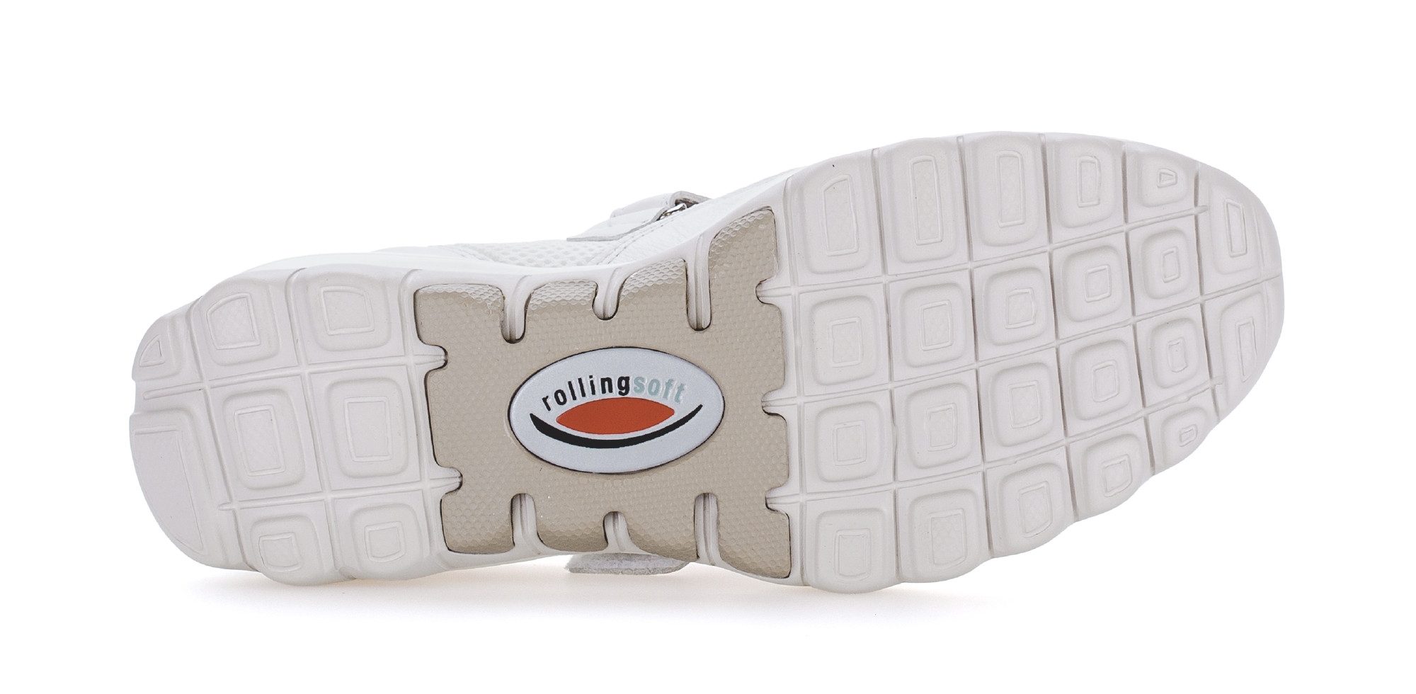 rollingsoft Riemchenballerina, Klettschuh, Freizeitschuh, Komfortschuh mit Lochmuster