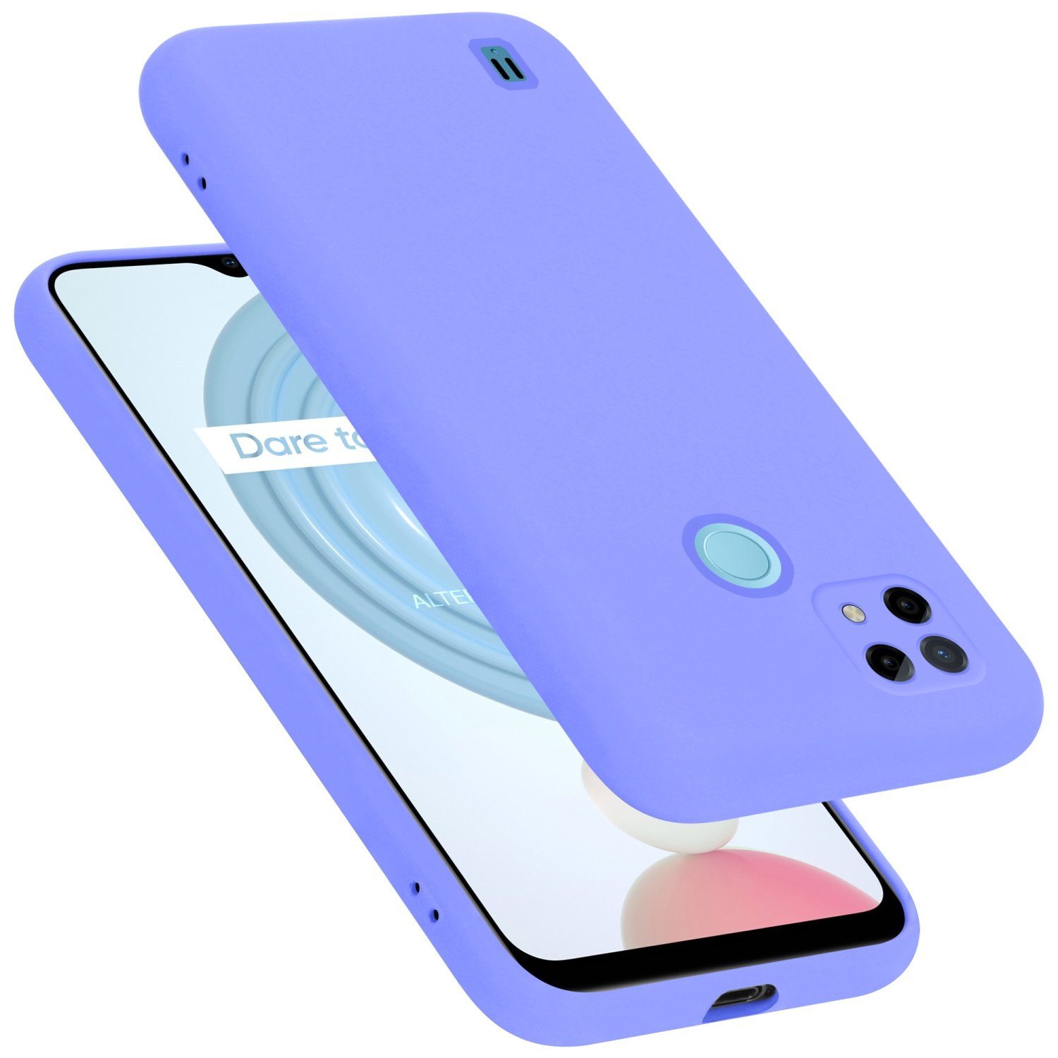 Cadorabo Handyhülle für Realme C21 Hülle Realme C21, Flexible Hülle TPU Silikon Schutzhülle Back Cover Case