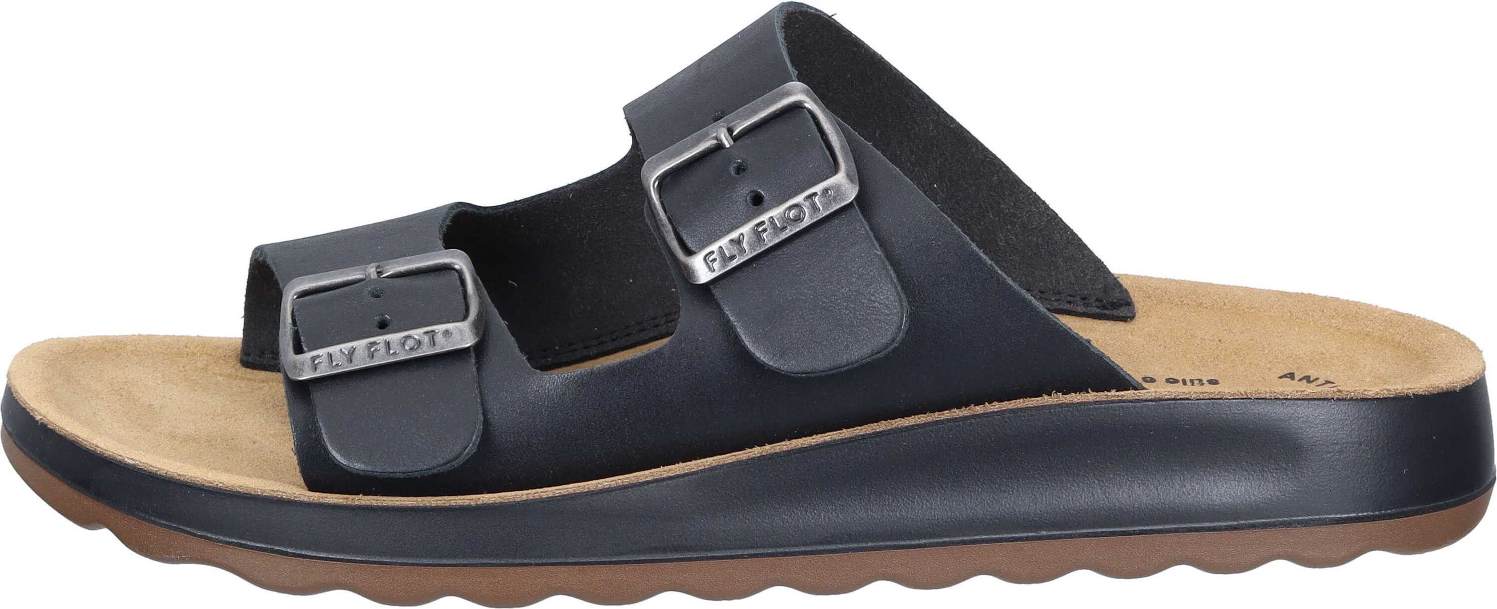 Fly Flot Pantoletten Pantolette aus echtem Fettleder günstig online kaufen