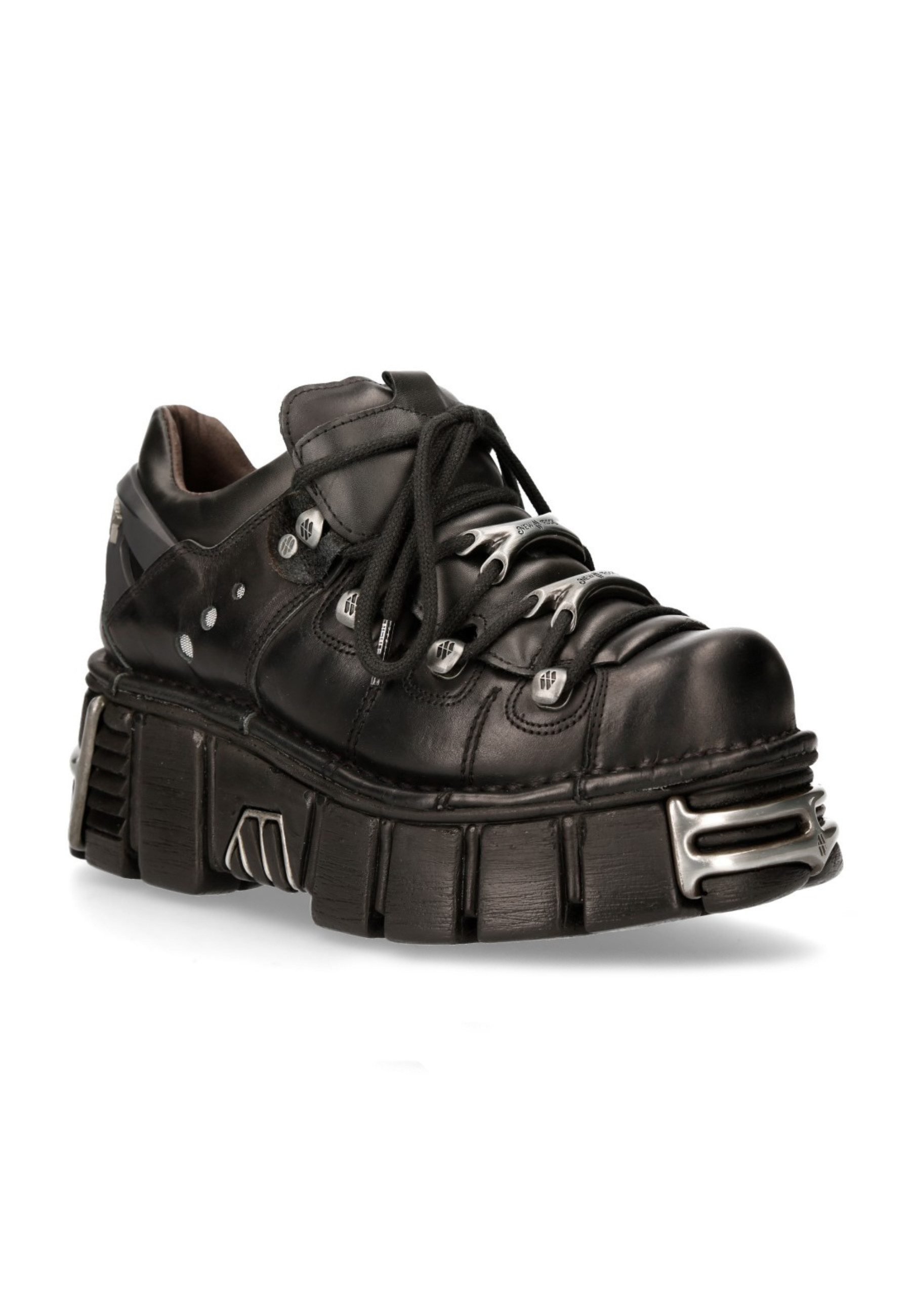 NEW ROCK M-120N-S26 Plateausneaker Handgefertigt in Spanien aus echtem Leder