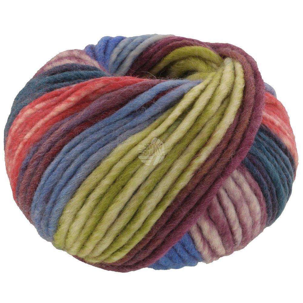 LANA GROSSA FELTRO BOSCO Häkelwolle, 50 m (Strickgarn zum Filzen mit Farbverlauf, 100 % Schurwolle), 50 g