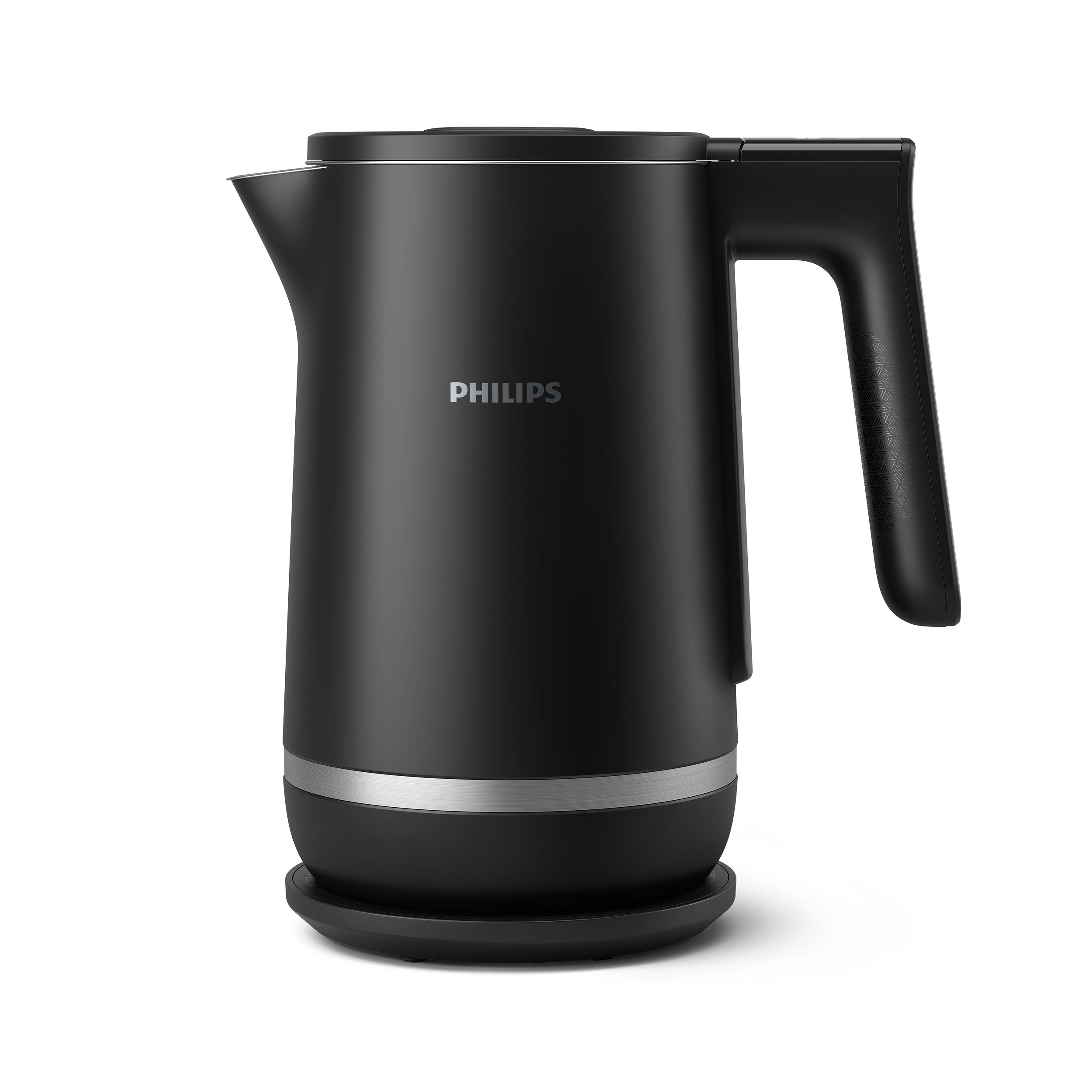 Philips Wasserkocher HD9396/90 7000 Series, doppelwandig, mit 6 Temperatureinstellungen, 1,7 l, 2200 W, aus lebensmittelechtem Edelstahl, mit Warmhaltefunktion