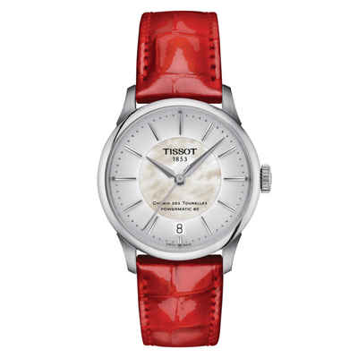 Tissot Schweizer Uhr Damenuhr Chemin des Tourelles Powermatic 80, Ø 34 mm