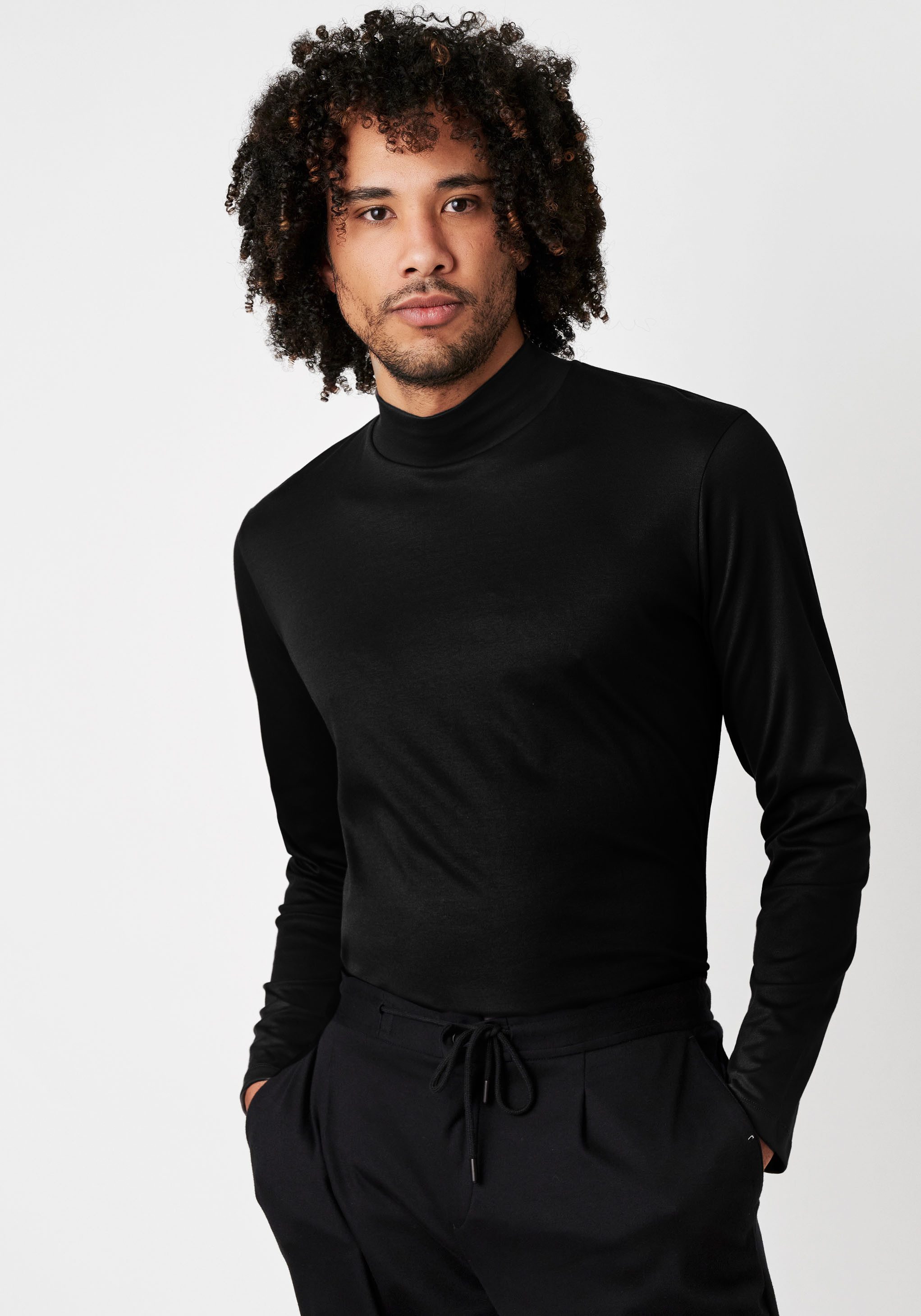 DESOTO Rollkragenshirt Jersey Rollkragenshirt langarm Stretch-Qualität günstig online kaufen