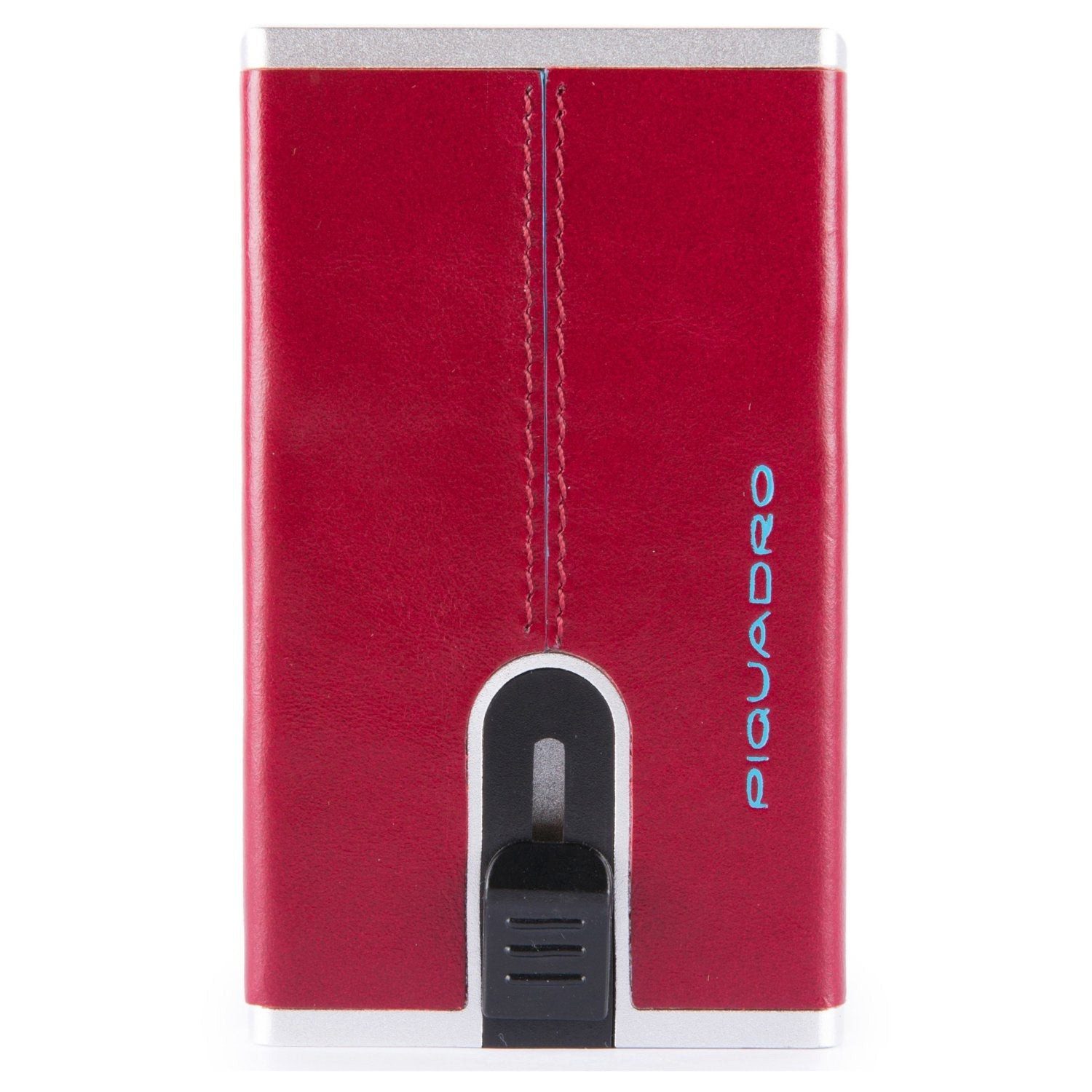 Piquadro Kartenetui Blue Square Slide - Kreditkartenetui 5cc 10 cm (red)