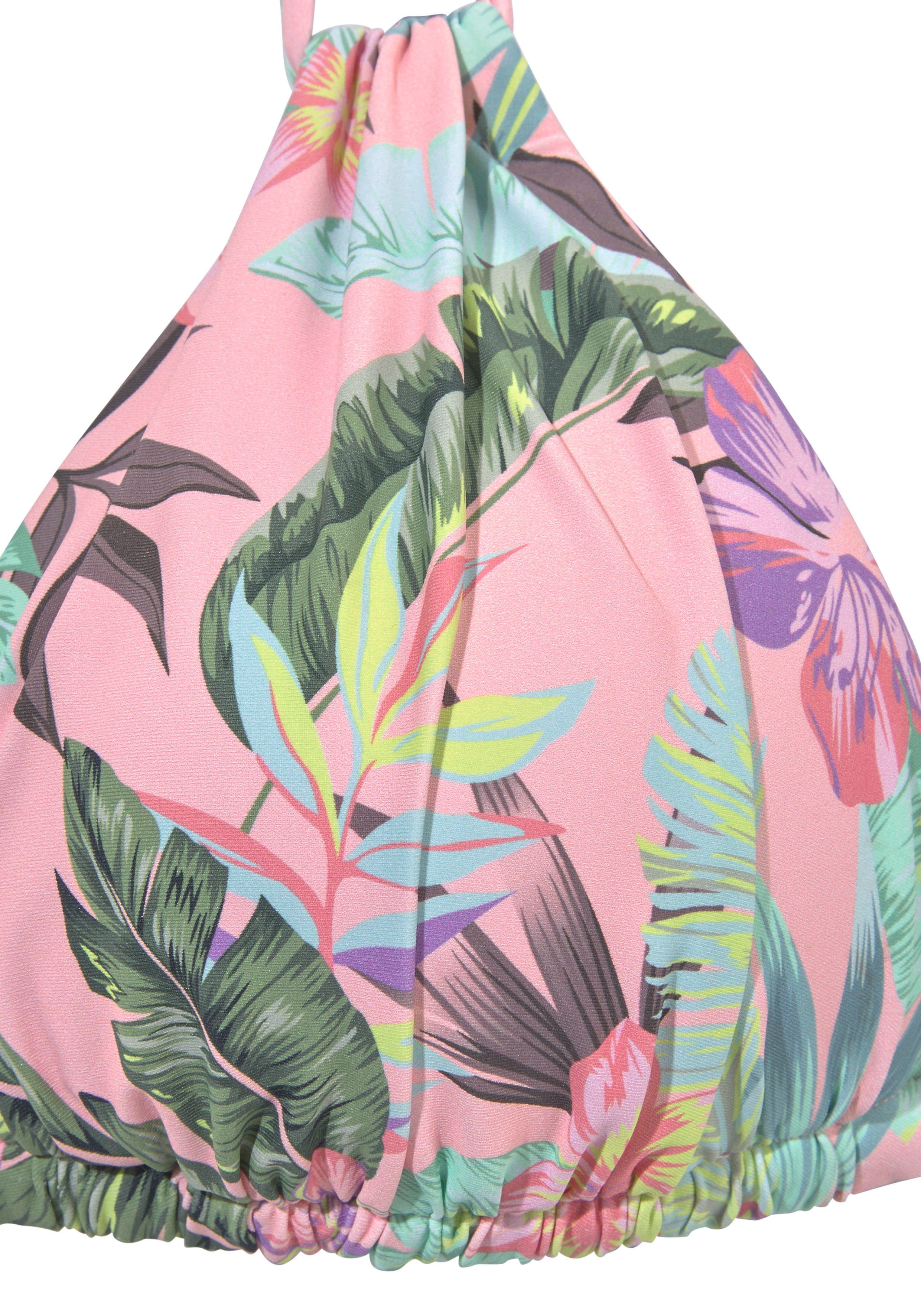 s.Oliver Triangel-Bikini-Top Azalea, im tropischen Druck