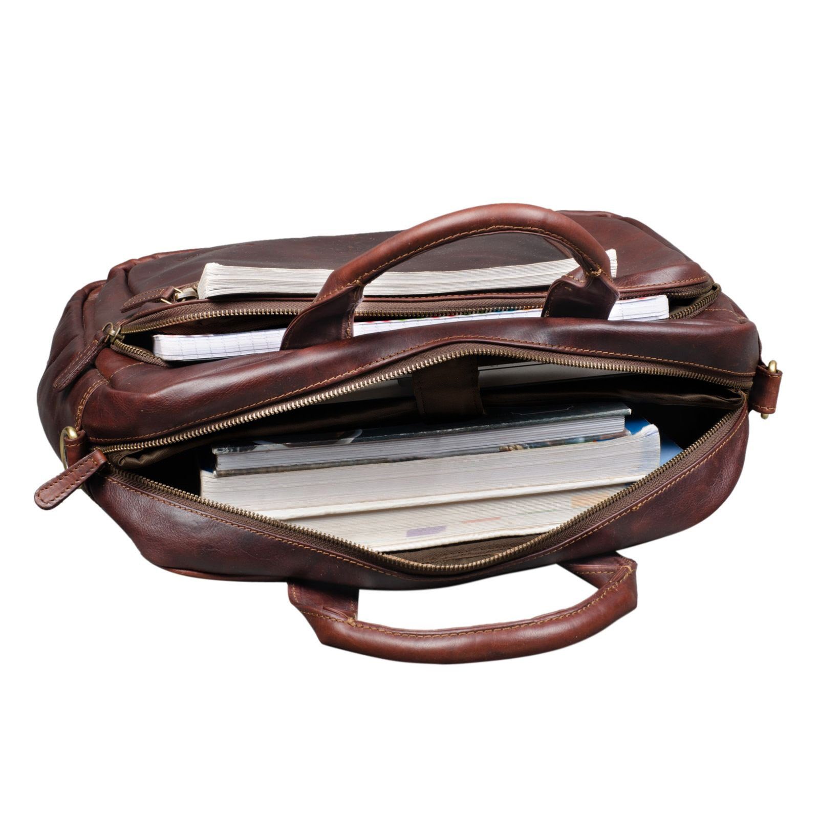 STILORD Aktentasche Businesstasche Leder Groß