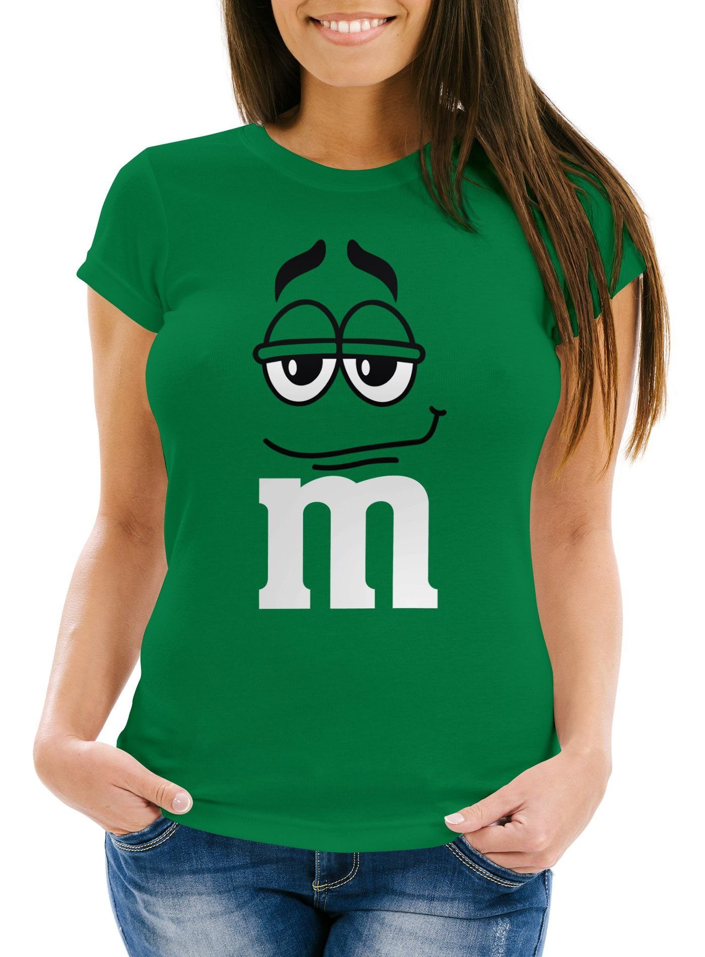 MoonWorks Print-Shirt Damen T-Shirt Fasching Karneval günstig online kaufen