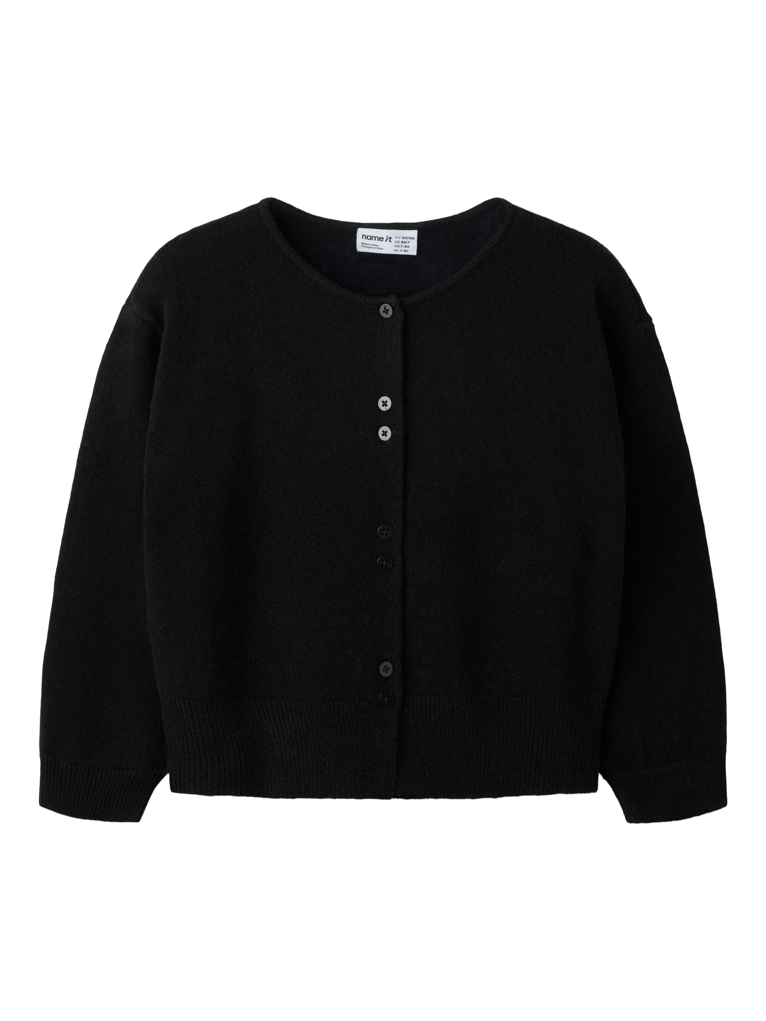 Name It Strickjacke NKFLEMINA LS CARDIGAN Materialmix, regular fit