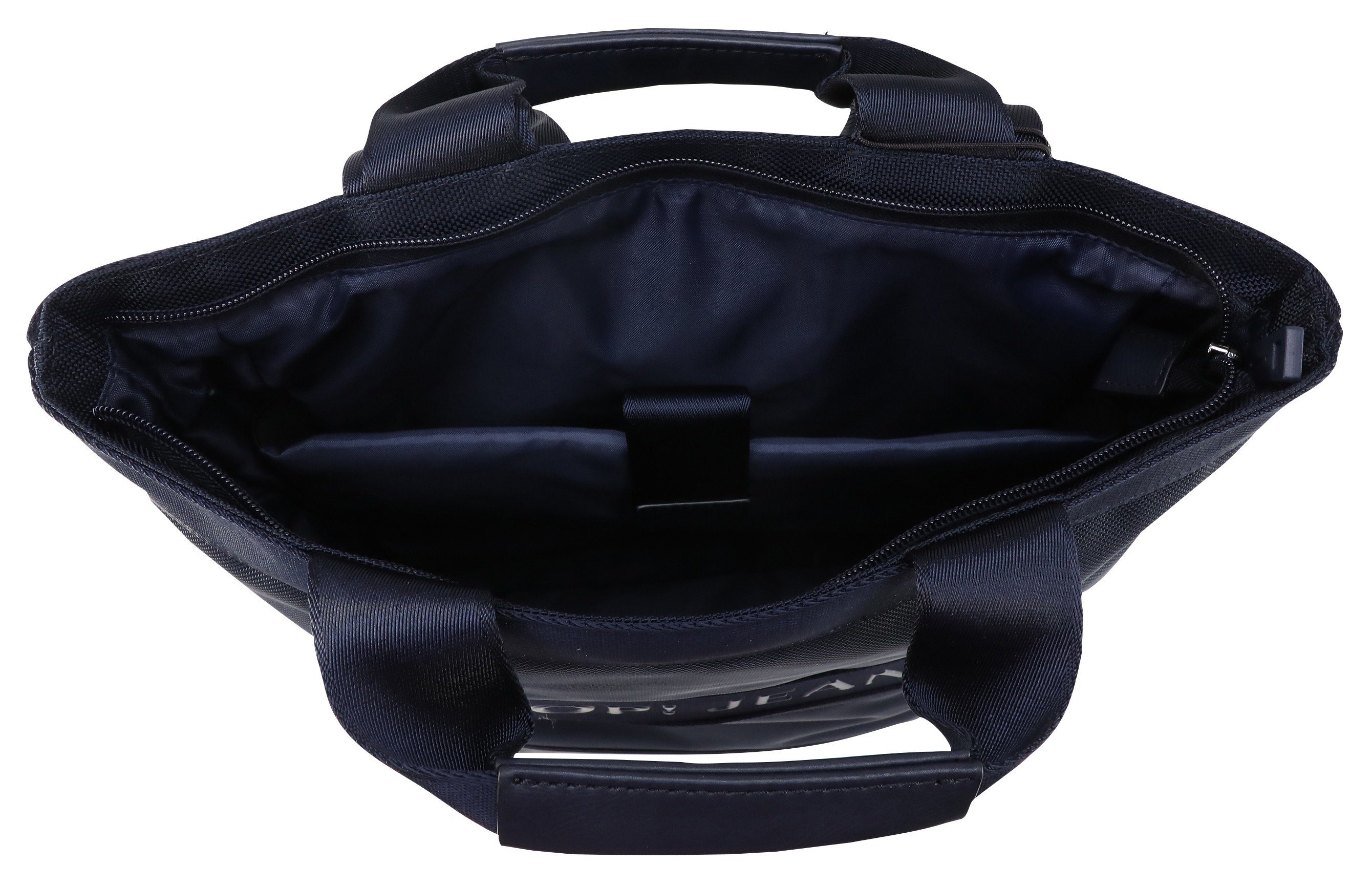 falk darkblue Cityrucksack backpack modica svz, Reißverschluss-Vortasche mit Jeans Joop