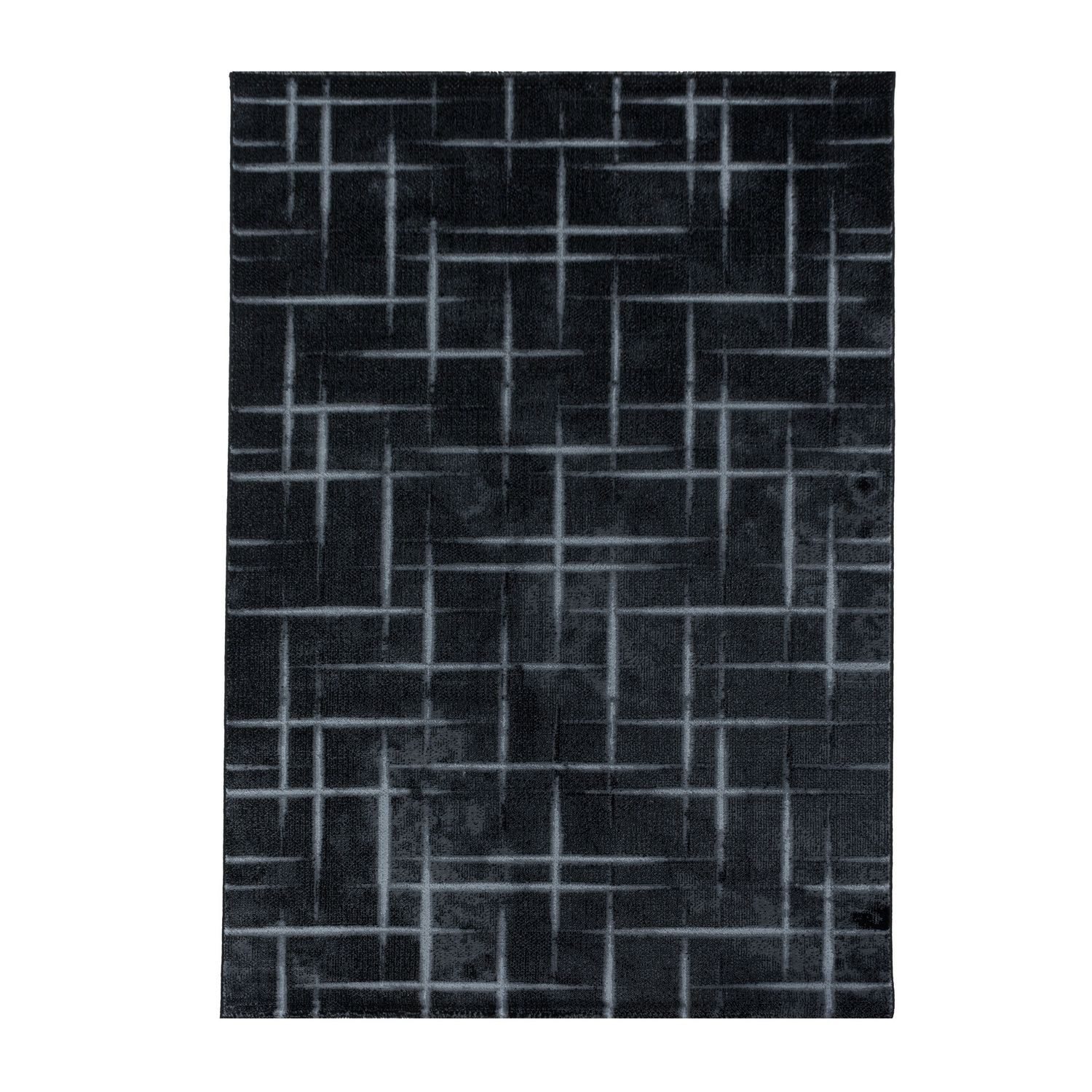 Teppich Boss Teppich Kurzflor Teppich Clara Schwarz, rechteckig, Höhe: 9 mm