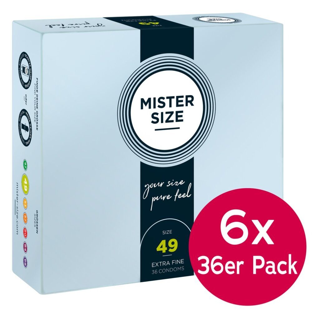 MISTER SIZE Kondome Mister Size Tray 49mm 6x36er