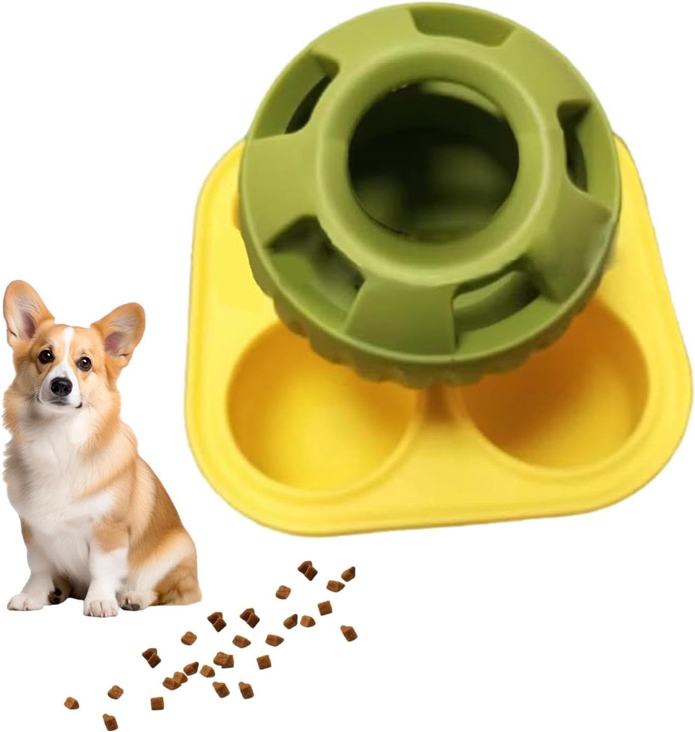 Tier-Intelligenzspielzeug Schleckball für Hunde, Hunde Kauspielzeug, Befüllbares Hundespielzeug