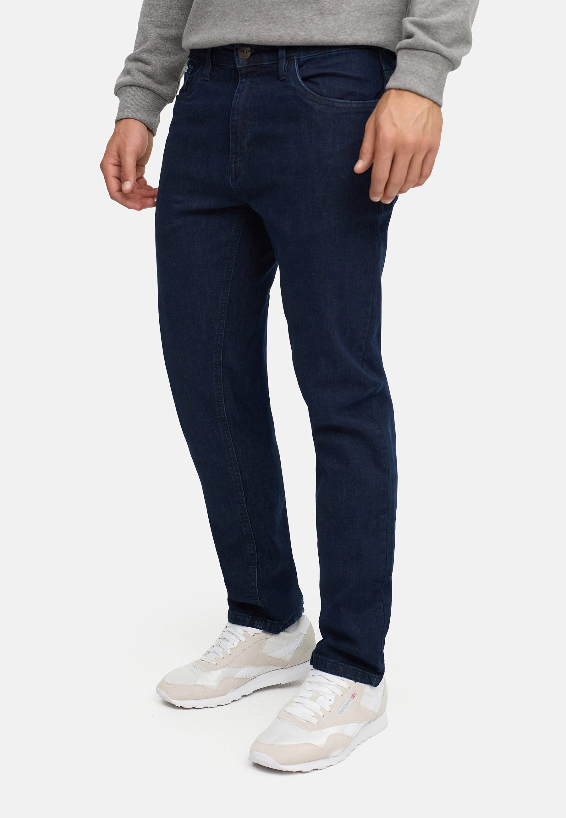 Indicode Regular-fit-Jeans Herren Texas Jeanshose Hose Herrenhose Jeanshose im Five-Pocket Stil