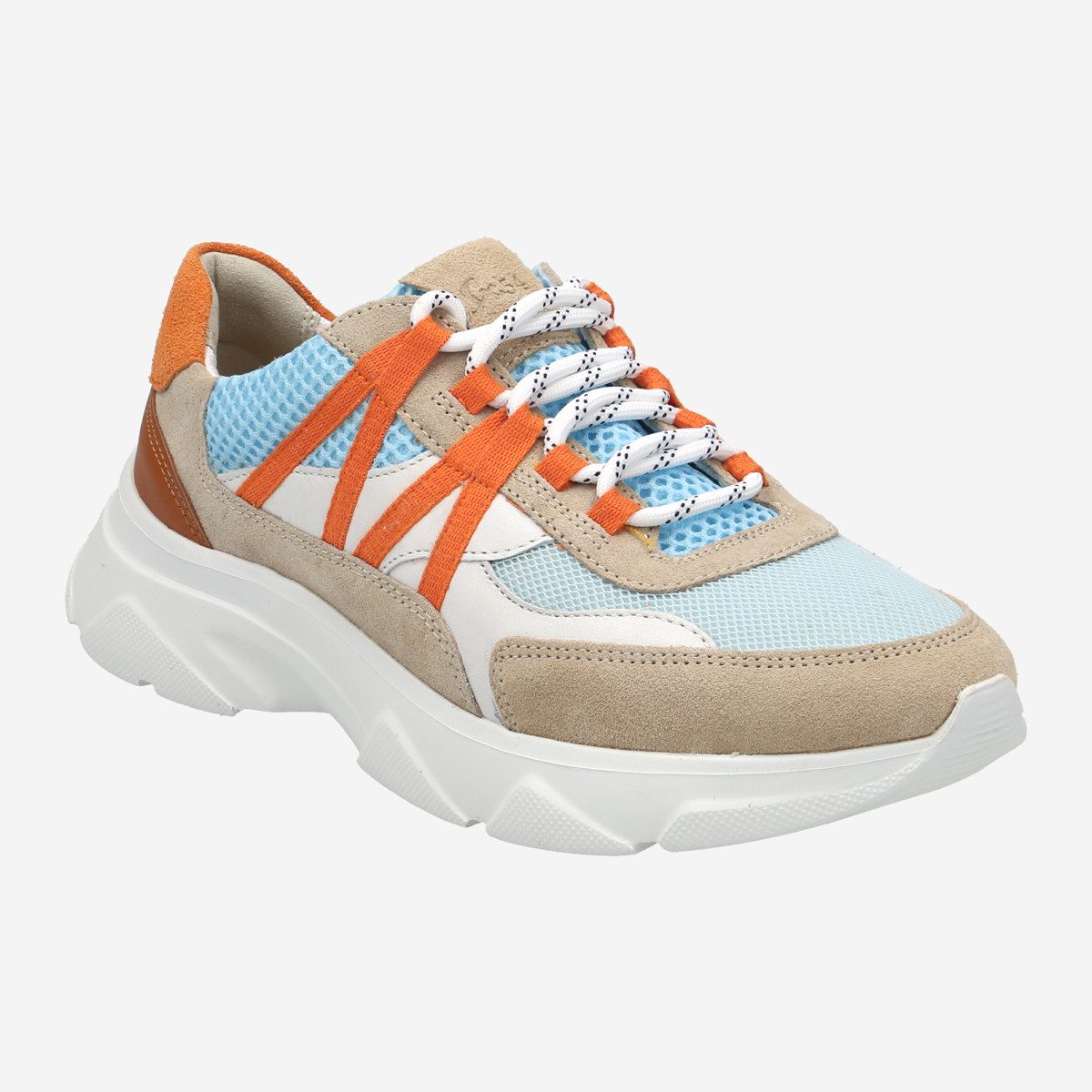 SIOUX Sioux 68851 LIRANKA-704, Sneaker, Beige kombiniert, Damen Sneaker