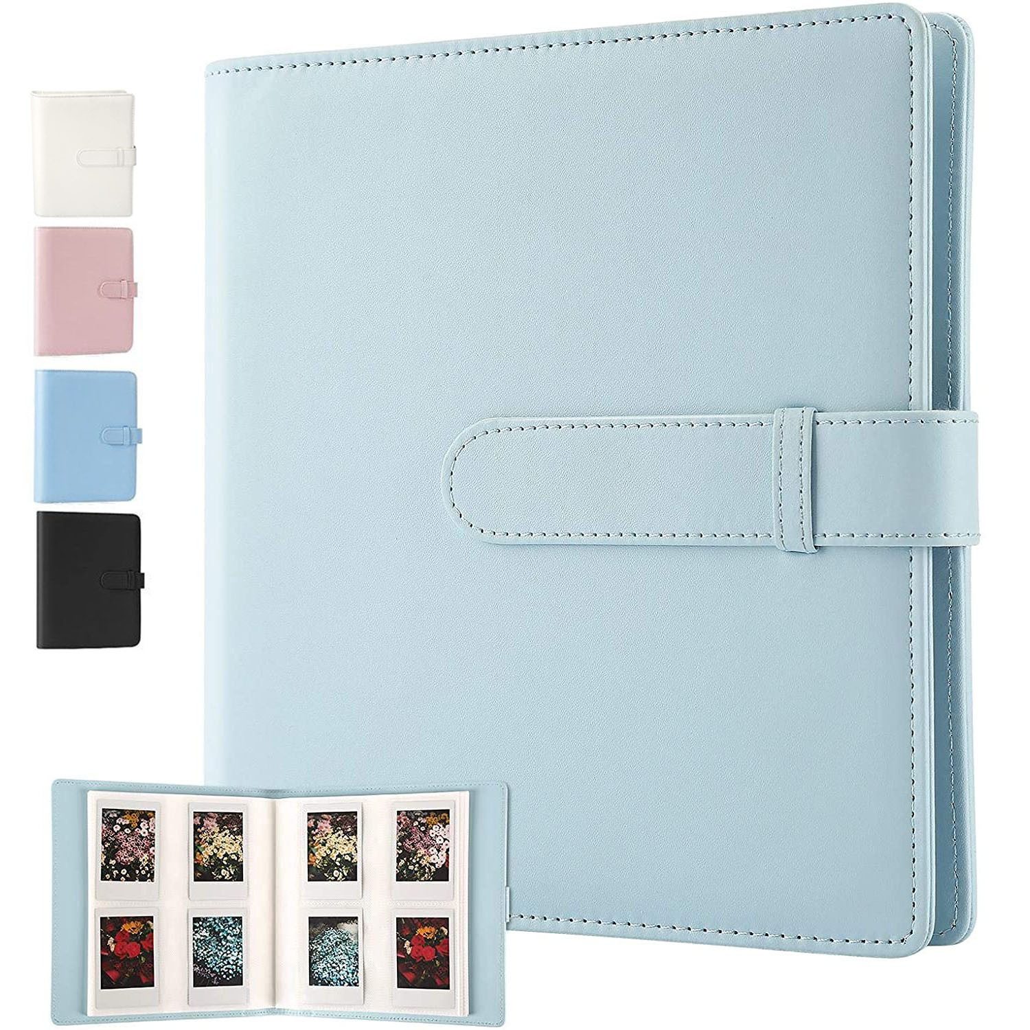SURFOU Einsteck-Fotoalbum Fotoalbum 256 Taschen für Fujifilm Instax Mini & Polaroid Snap (kompatibel mit Fujifilm Instax Mini 9, 8, 90, Polaroid Snap PIC-300 und Kodak Zink Fotopapier), Praktisches Einsteckalbum für Sofortbilder (54x86 mm)