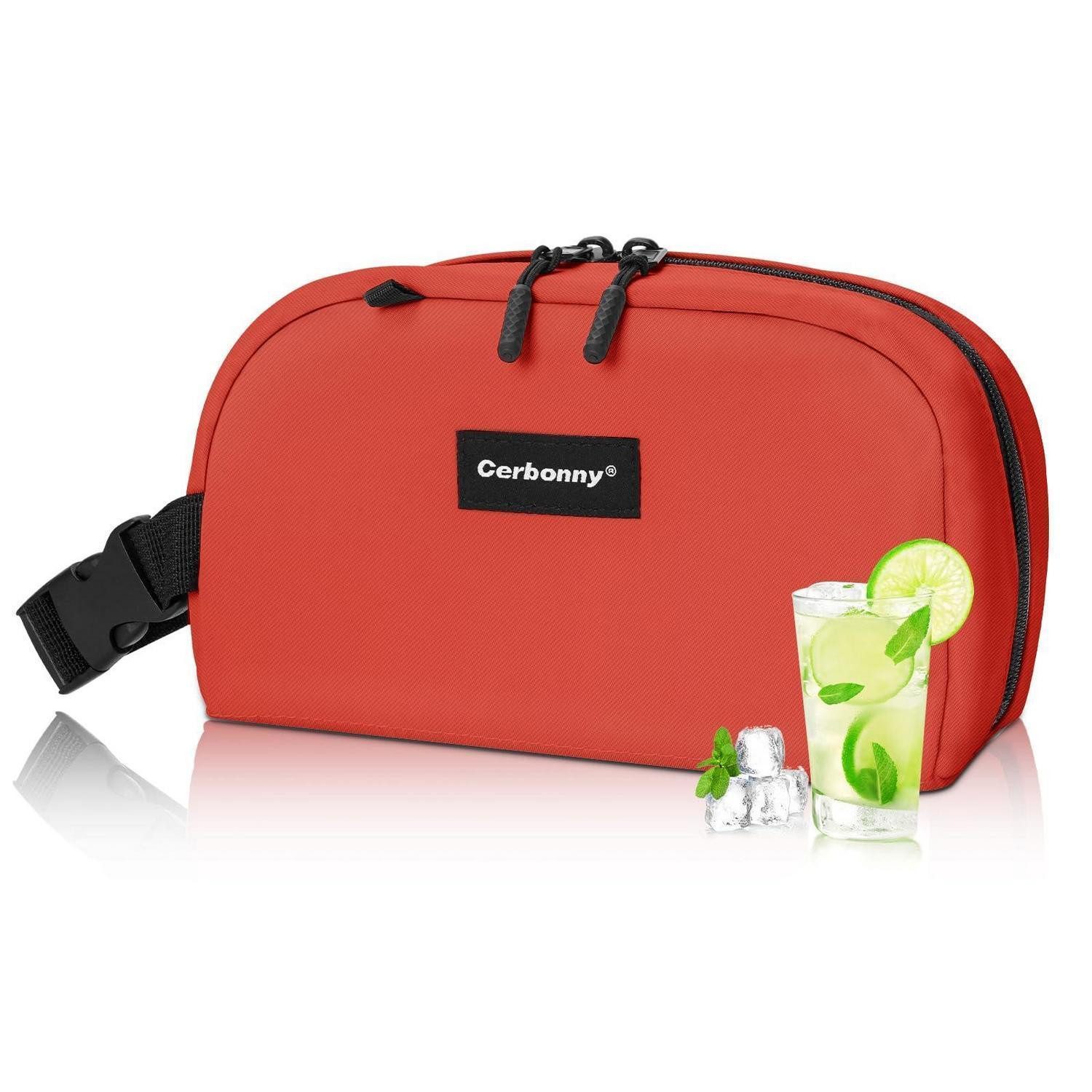 LuxusKollektion Kühltasche Kühltasche Lunchtasche gefrierbar isoliert Kinder Rot
