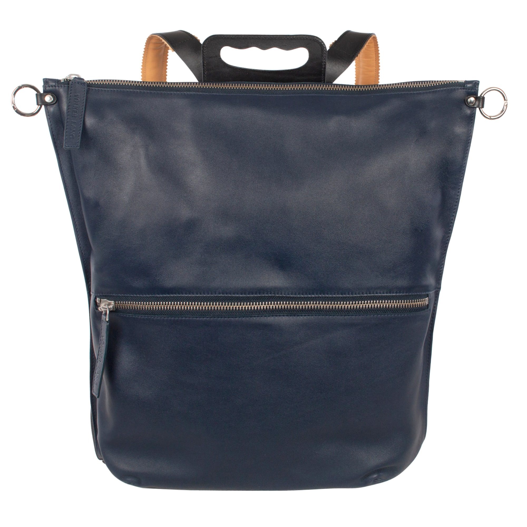 VOLKER LANG Cityrucksack SASHA, BP1 - Eleganter Rucksack aus Nappaleder für Damen & Herren