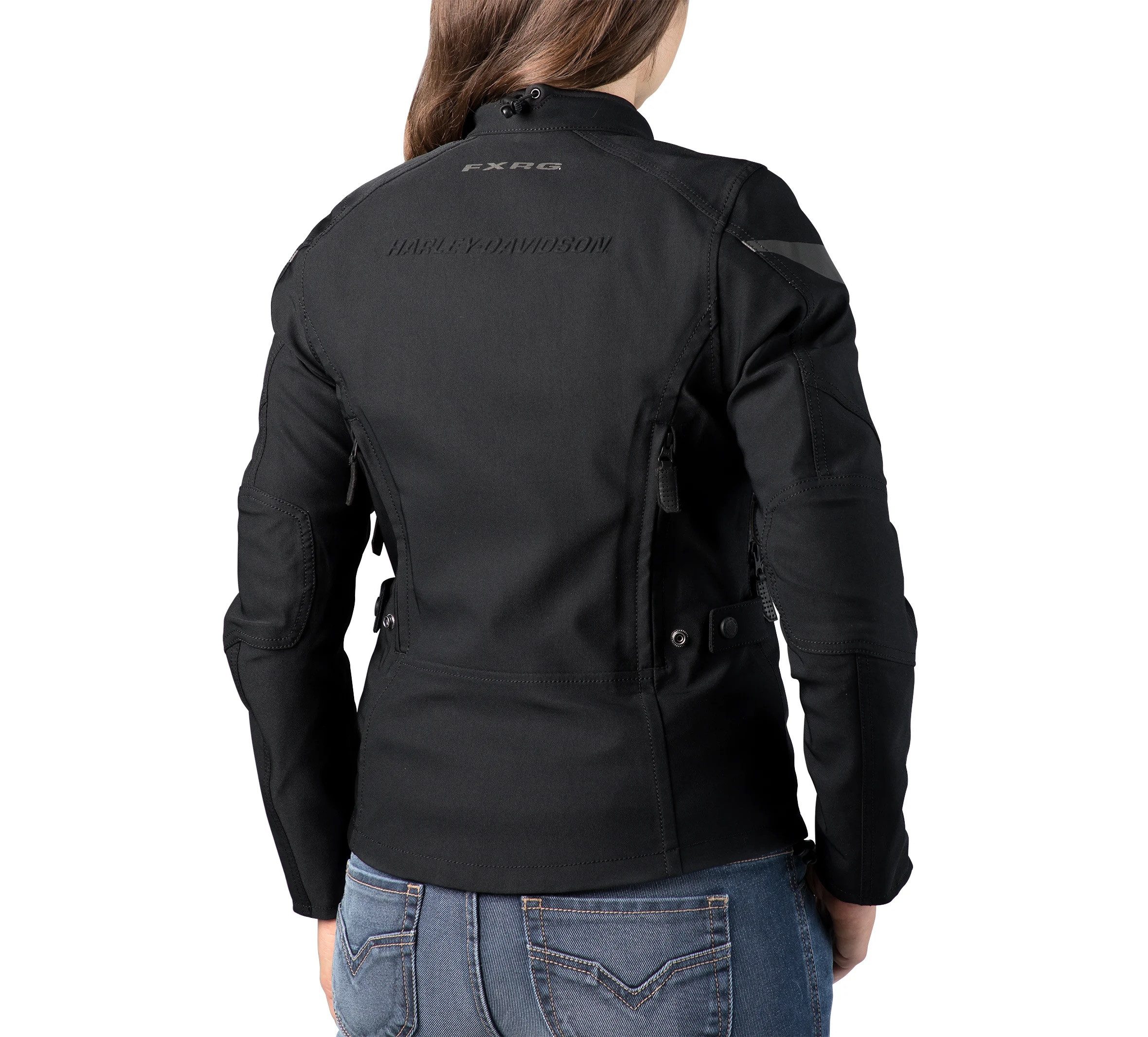 HARLEY-DAVIDSON Bikerjacke Damen Motorradjacke Triple Vent System Wasserdicht Protektoren Belüftet, Protektoren, Wasserdicht, Winddicht