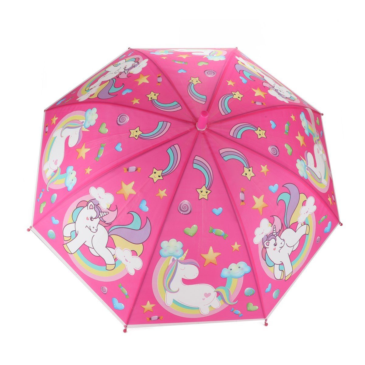 Toi-Toys Stockregenschirm Einhorn Kinder Regenschirm Dream Pferd