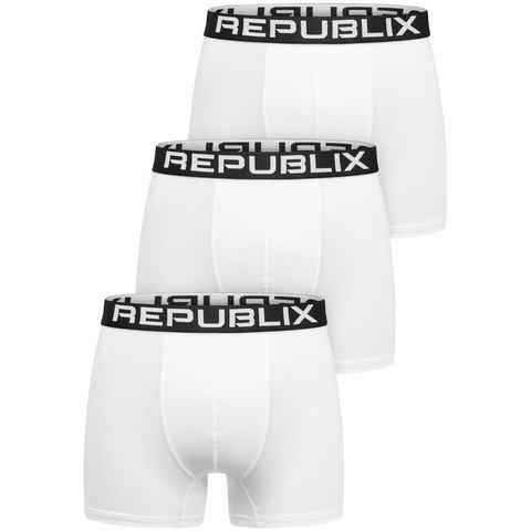 REPUBLIX Boxershorts DON (3er-Pack) Herren Baumwolle Männer Unterhose Unterwäsche