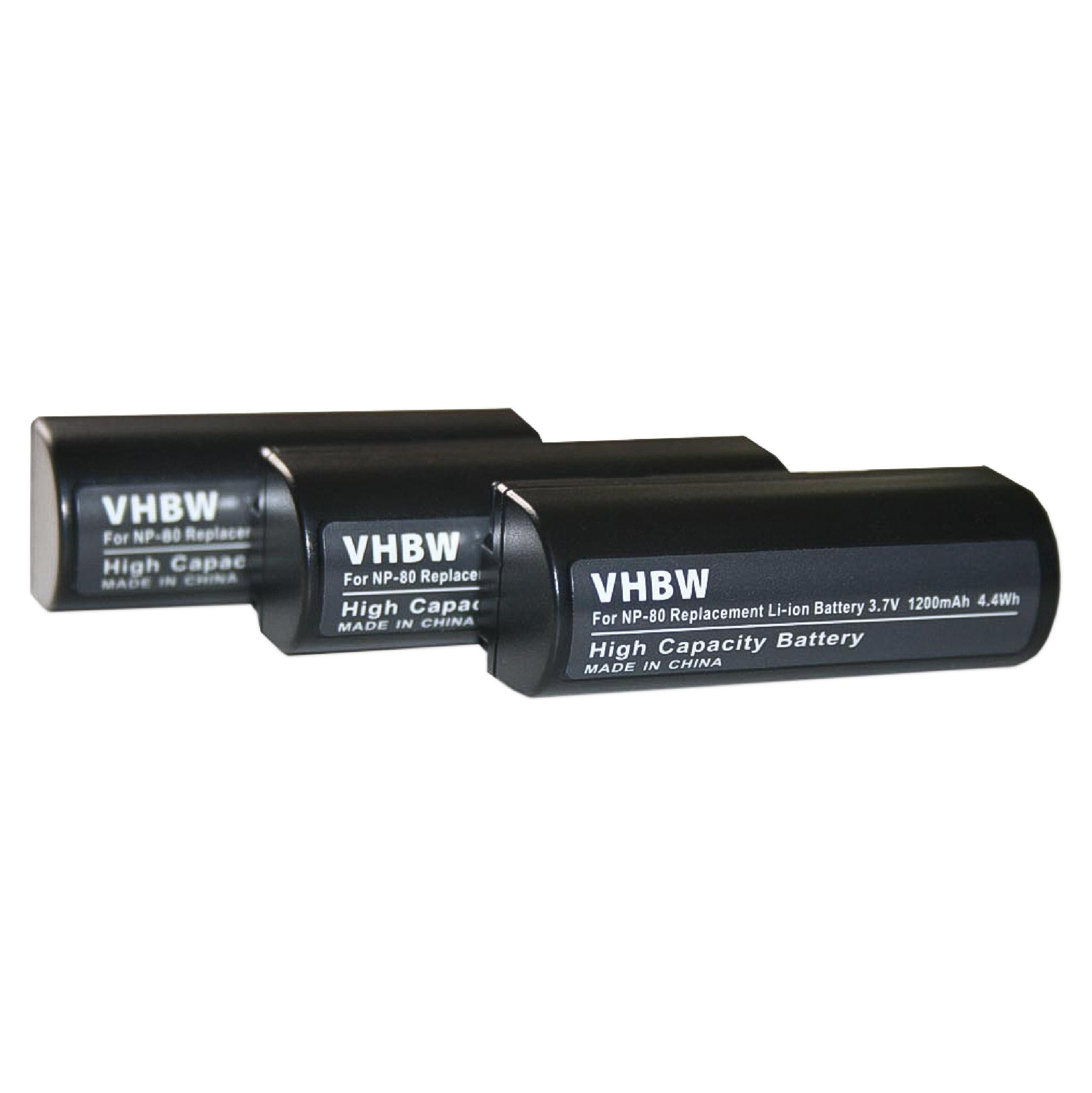vhbw Ersatz (3,7 EU95 für Kamera-Akku V) 1800 Li-Ion für mAh Epson