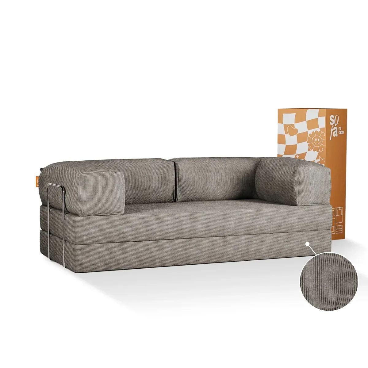 Ertex Schlafsofa The Growing Sofa Schlafsofa 2-3 Sitzer ausziehbar & kompakt