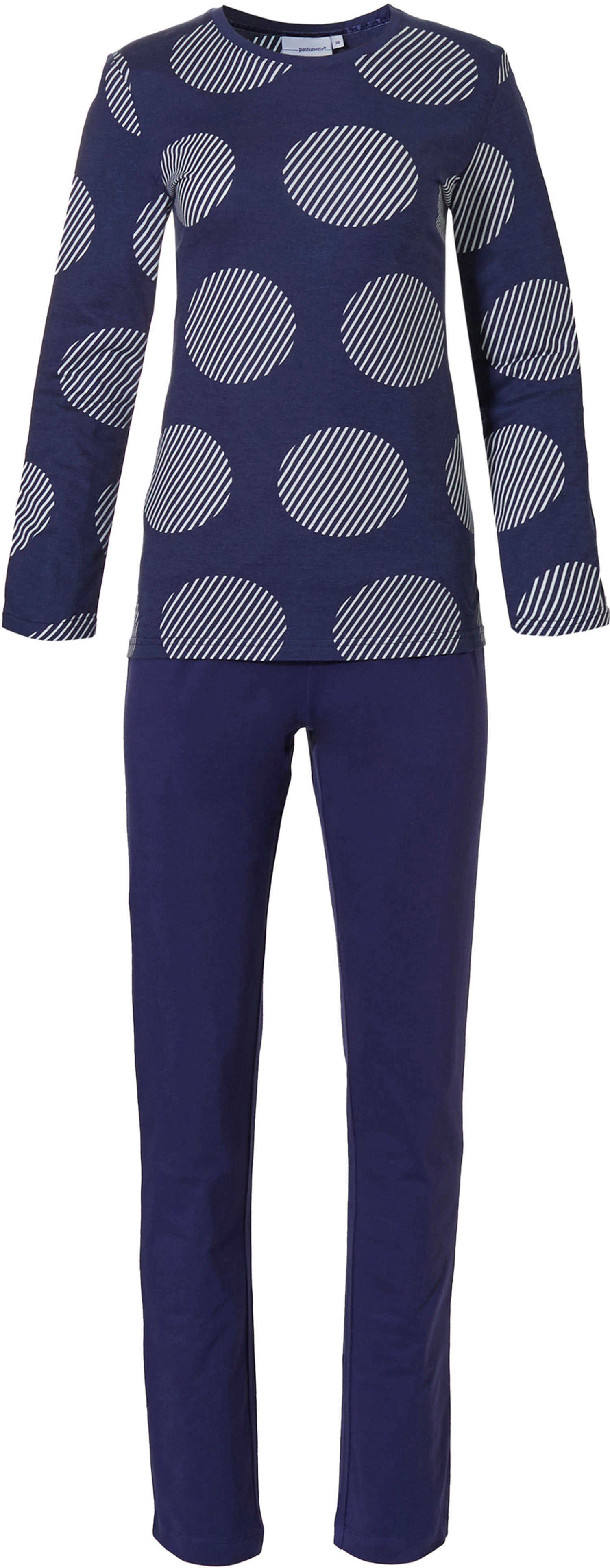 Pyjama Damen tlg) Design Modisches (2 Pastunette Pastunette Schlafanzug