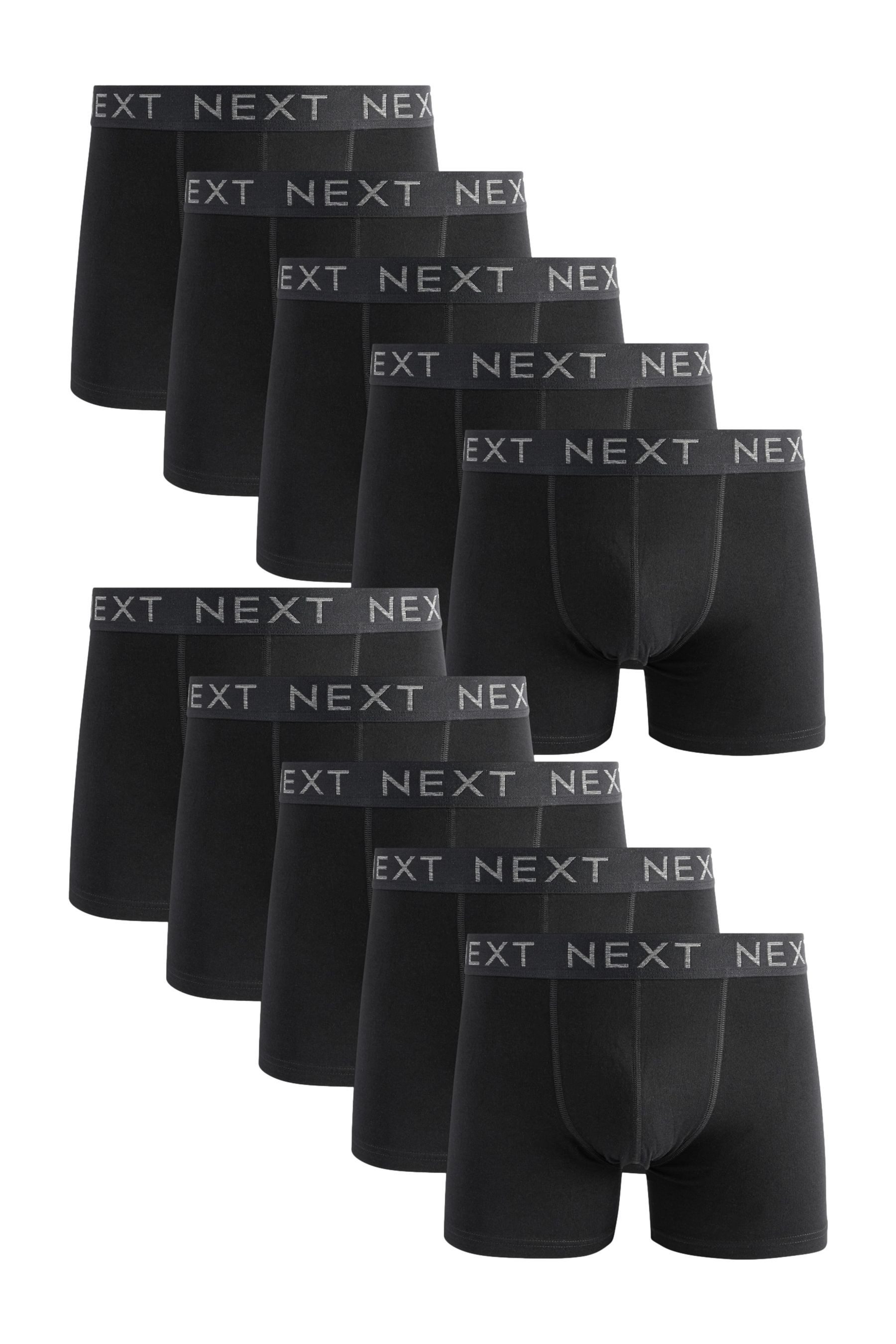 Boxershorts Boxershorts mit hohem Baumwollanteil, 10er-Pack