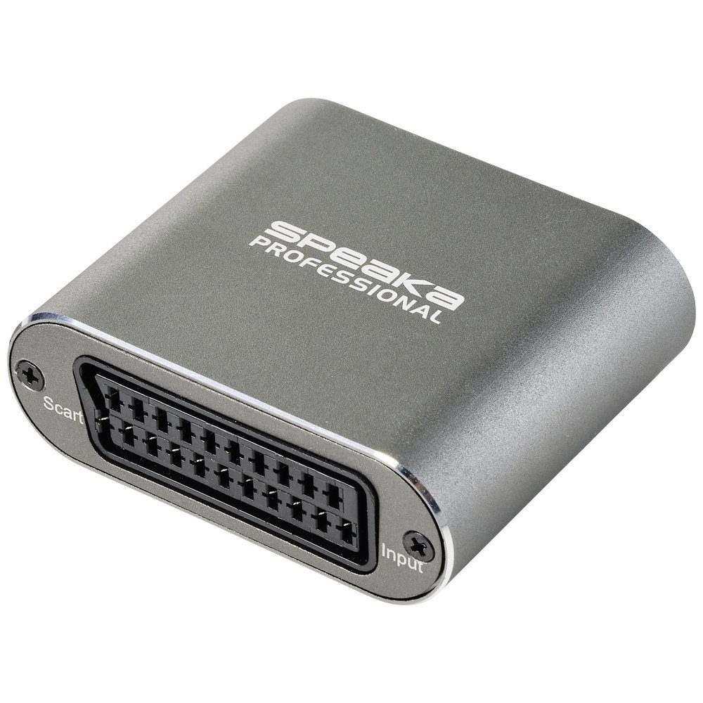 SpeaKa Professional TV, Monitor Konverter SP-SHC-200 [SCART - HDMI] 19 Audio-Adapter