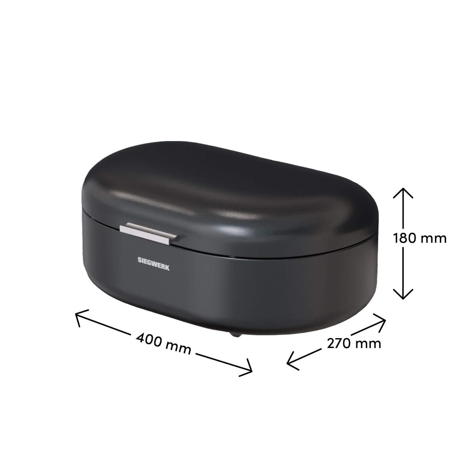 SIEGWERK Brotkasten SIEGWERK Kombiangebot Brotkasten PANEA L & Vorratsdose L Night Echo