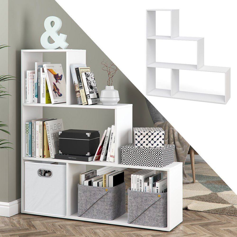 Vicco Raumteiler, Weiß, 116 x 123 cm, Freistehend günstig online kaufen