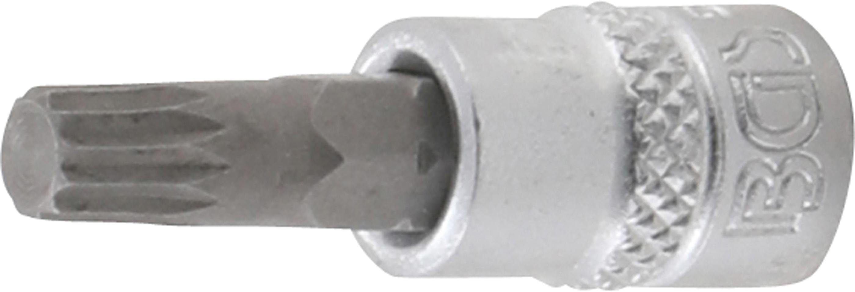 BGS technic Bit-Schraubendreher Bit-Einsatz, Antrieb Innenvierkant 6,3 mm (1/4), Innenvielzahn (für XZN) M6