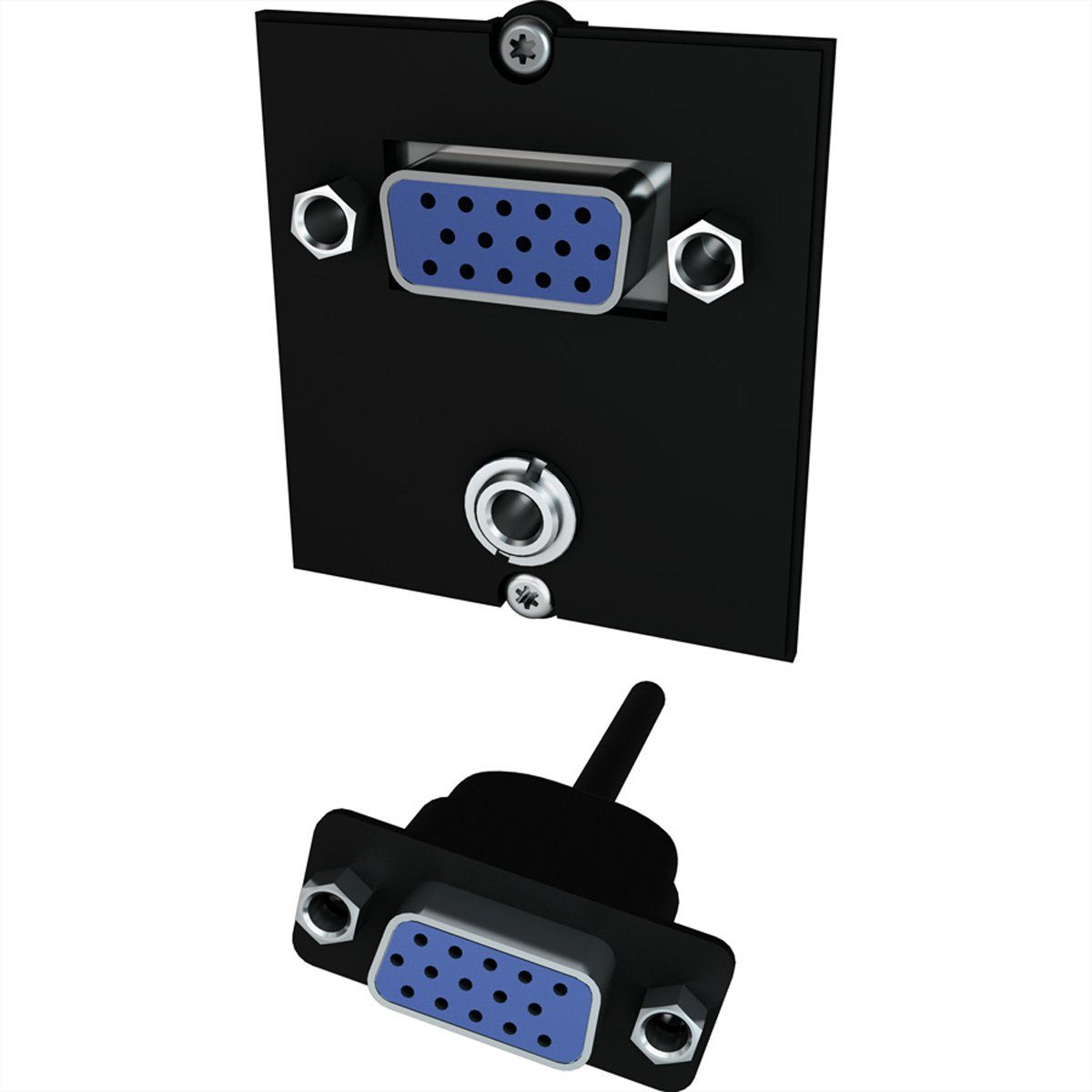 Custom Modul 1x VGA, 1x Audio, internes Anschlusskabel Stromadapter