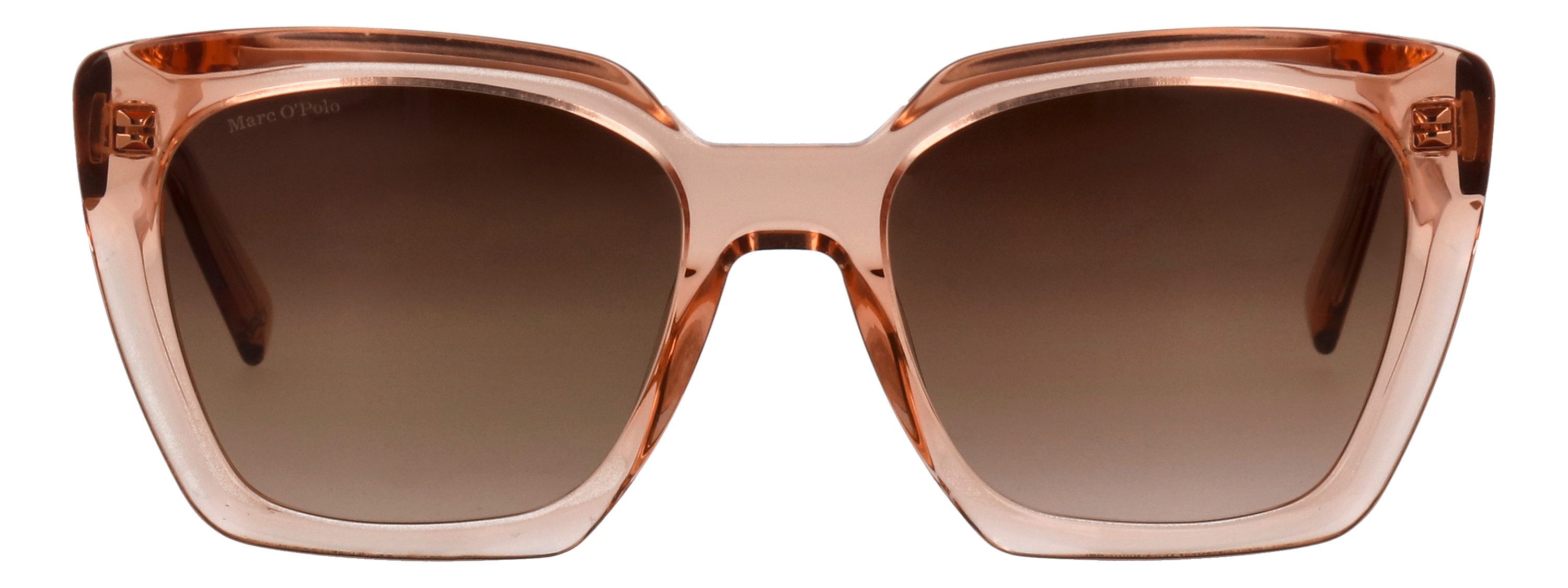 Marc O'Polo Sonnenbrille Modell 506240 Form Butterfly, Logoschriftzug auf Bügel, Kunststofffassung