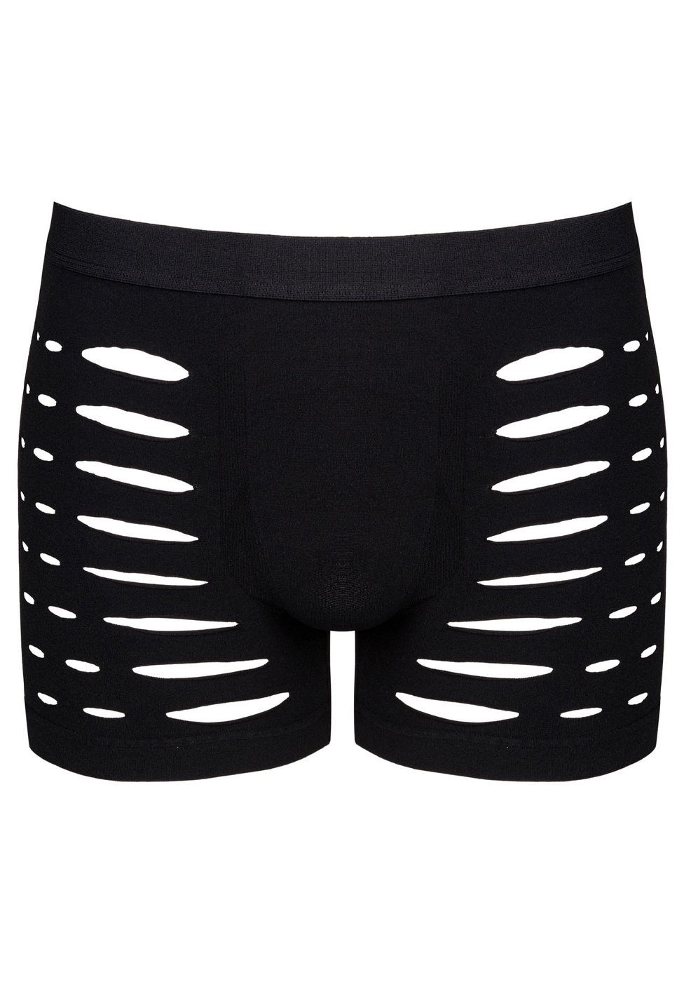 Obsessive Boxershorts Boxershorts mit Cut-outs - schwarz (1-St) Netz