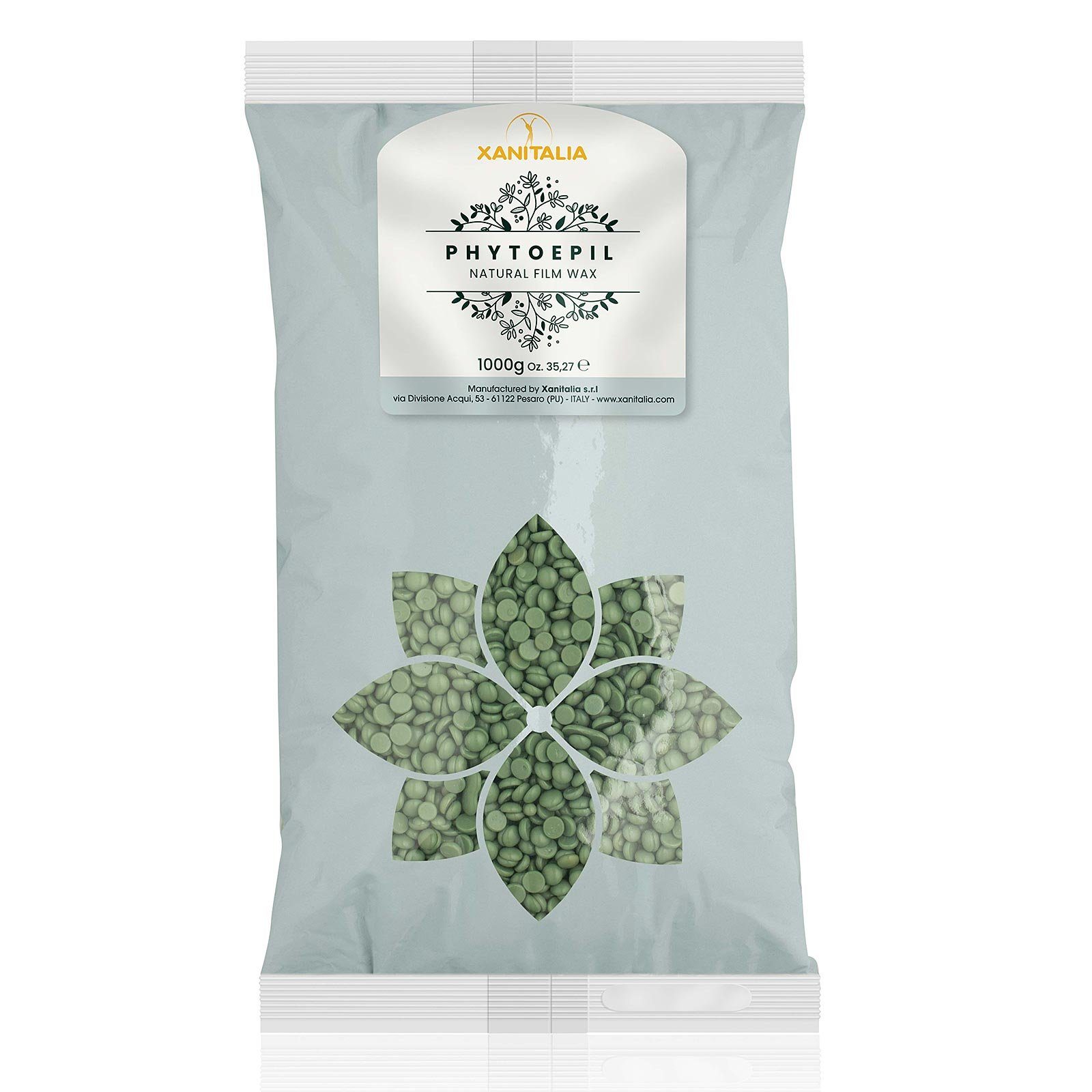 Xanitalia Körperrasierer Wachsperlen Indischer Hanf Phyto Epil Natural Film Wax, Xanitalia 1000g