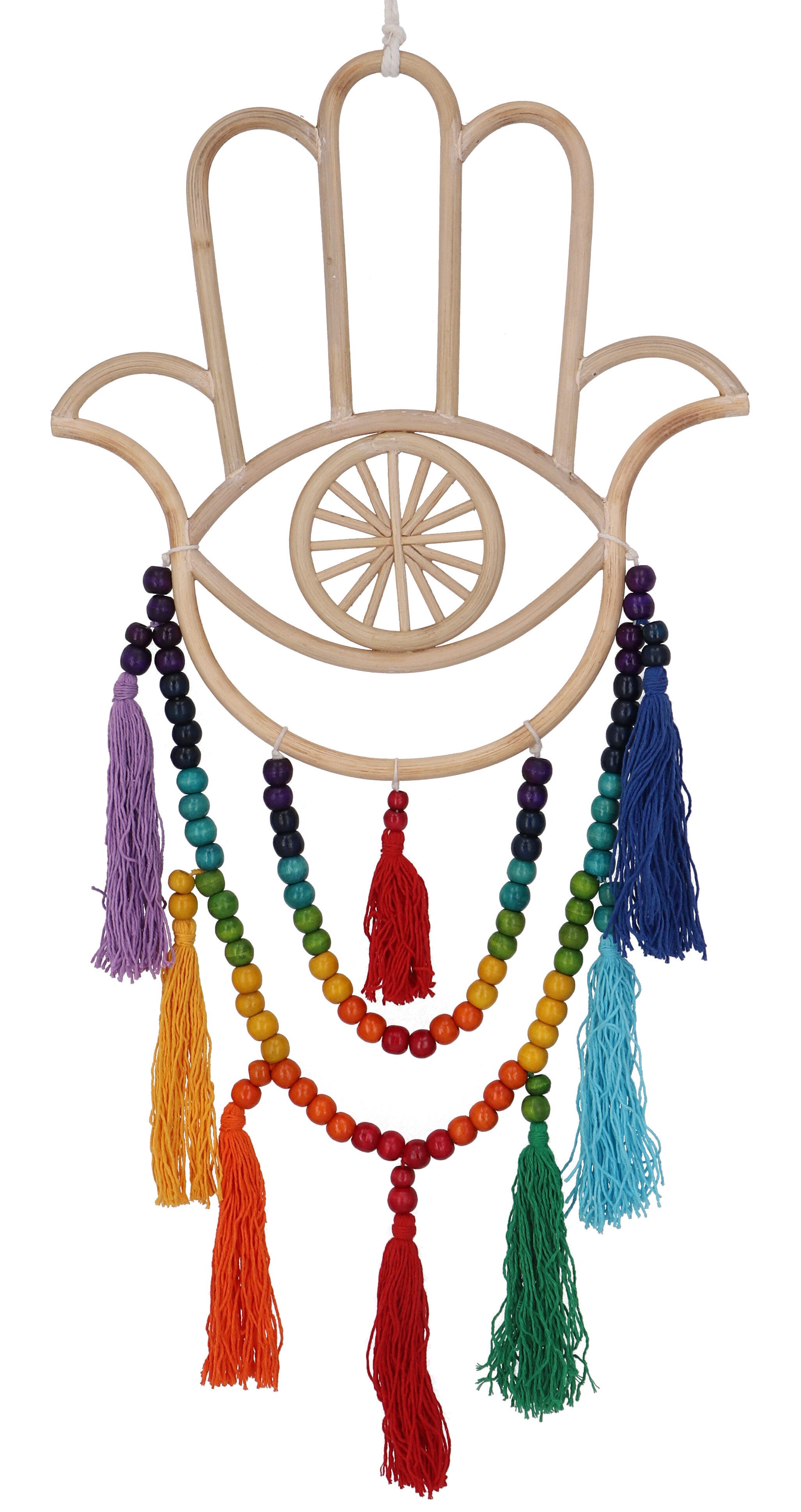 Guru-Shop Dekoobjekt Wandbehang Wanddekoration, Mobile im Boho Stil..