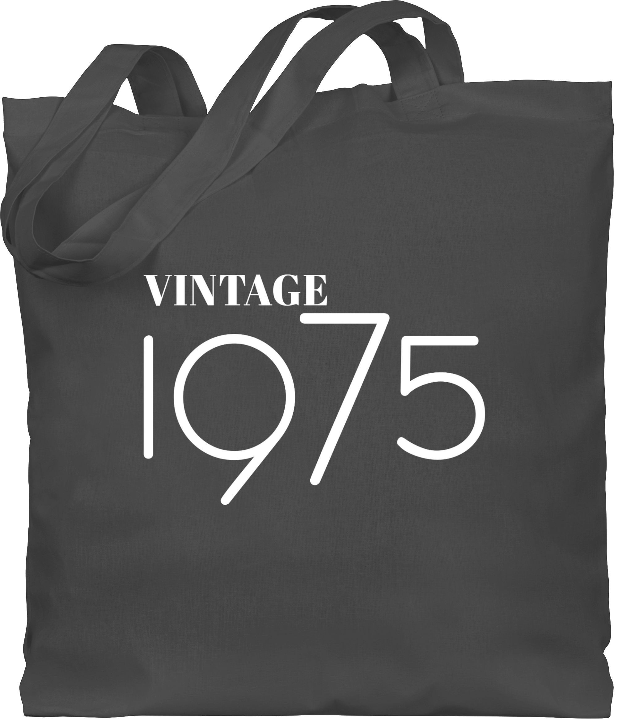 Shirtracer Baumwolltasche „Fuffzich“ – Witziger 50. Geburtstag Spruch, 100% Baumwolle