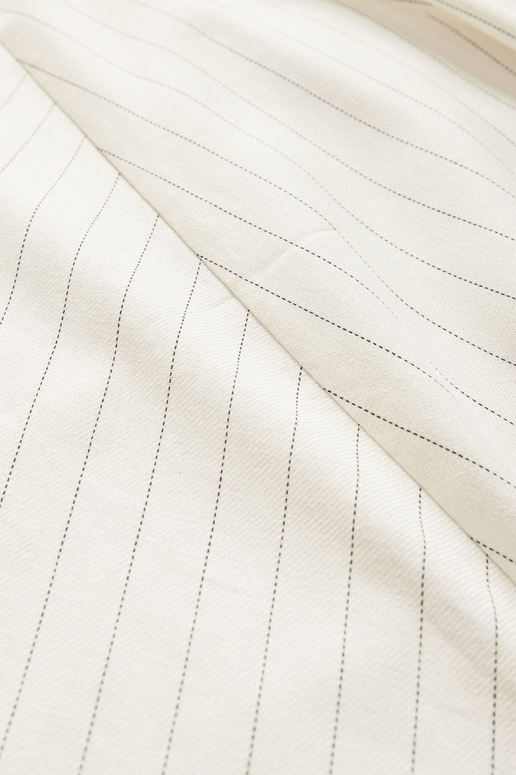 Next Midirock Gestreifter, asymmetrischer Midirock mit Leinen (1-tlg)