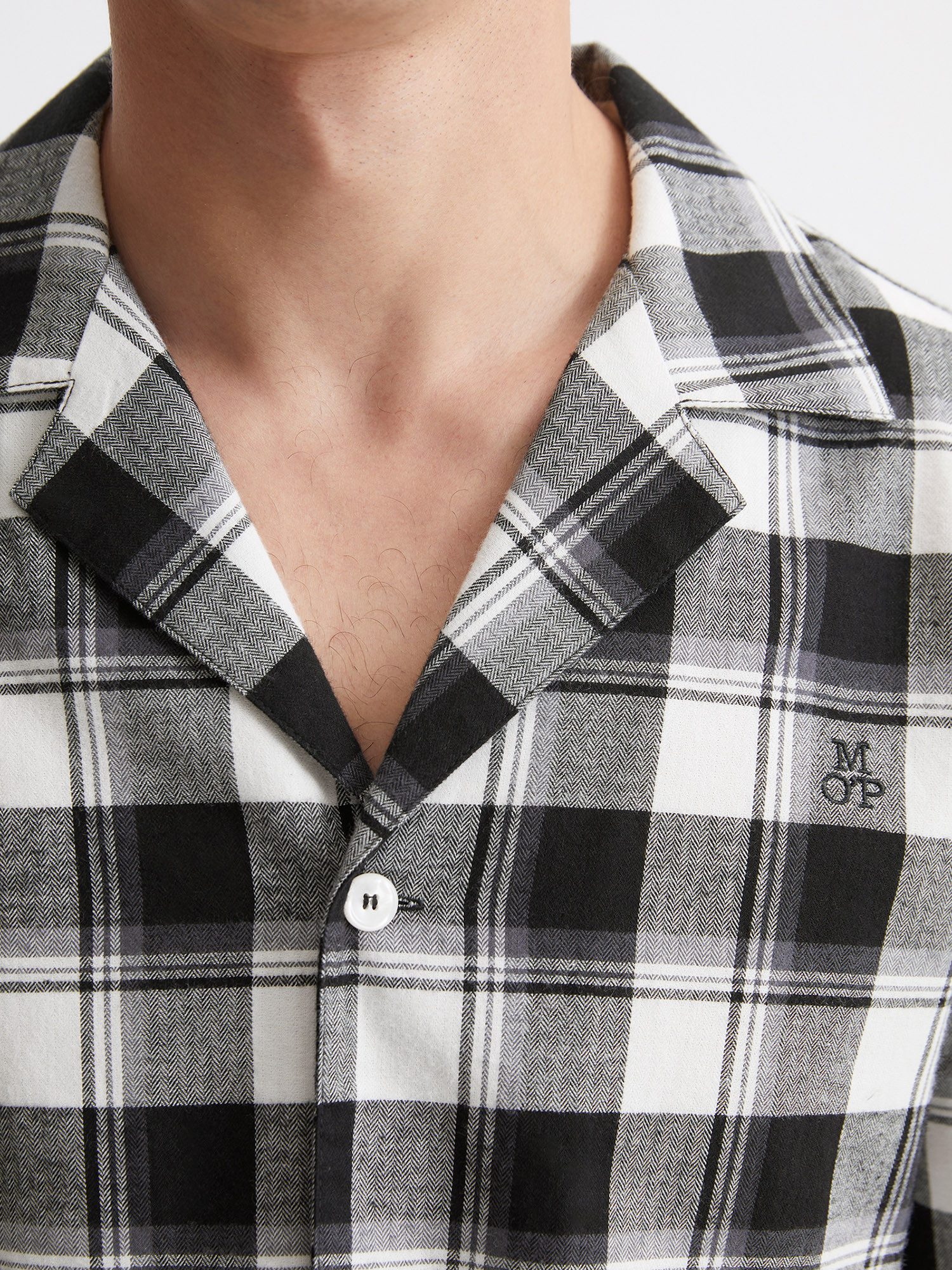 Marc O'Polo Longsleeve Homey Flanell unterhemd shirt langarm