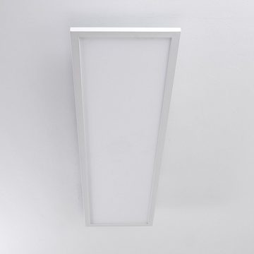 hofstein Panel »Vacil« LED Panel dimmbare aus Aluminiumin Weiß, CCT 3000-6000 Kelvin, RGB-Farbwechsel, Smartphone-App, Sprachsteuerung o. Fernbedienung