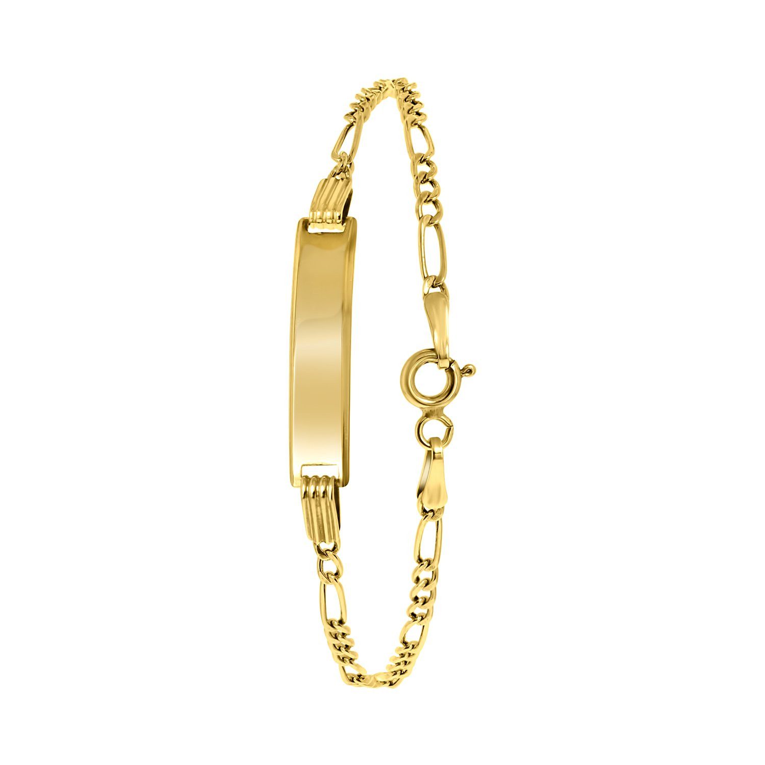LUCARDI Armband mit Gravur Armband - 375 Gold - Gold - Kinder