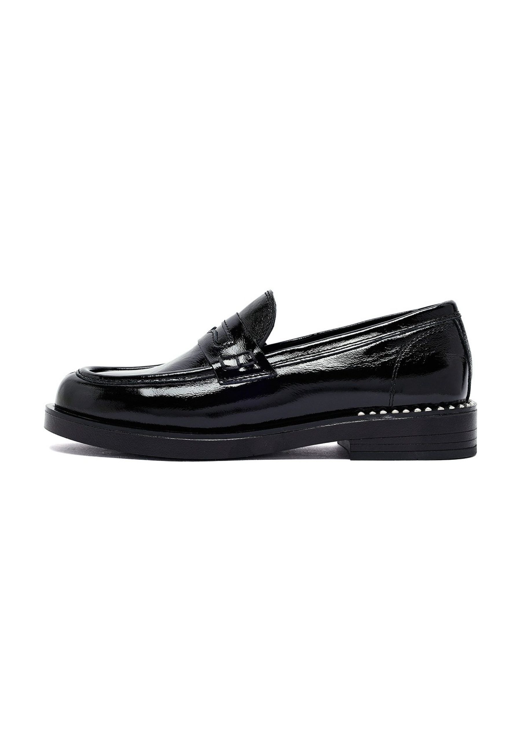 Derimod Maskuline Loafer aus Lackleder Loafer