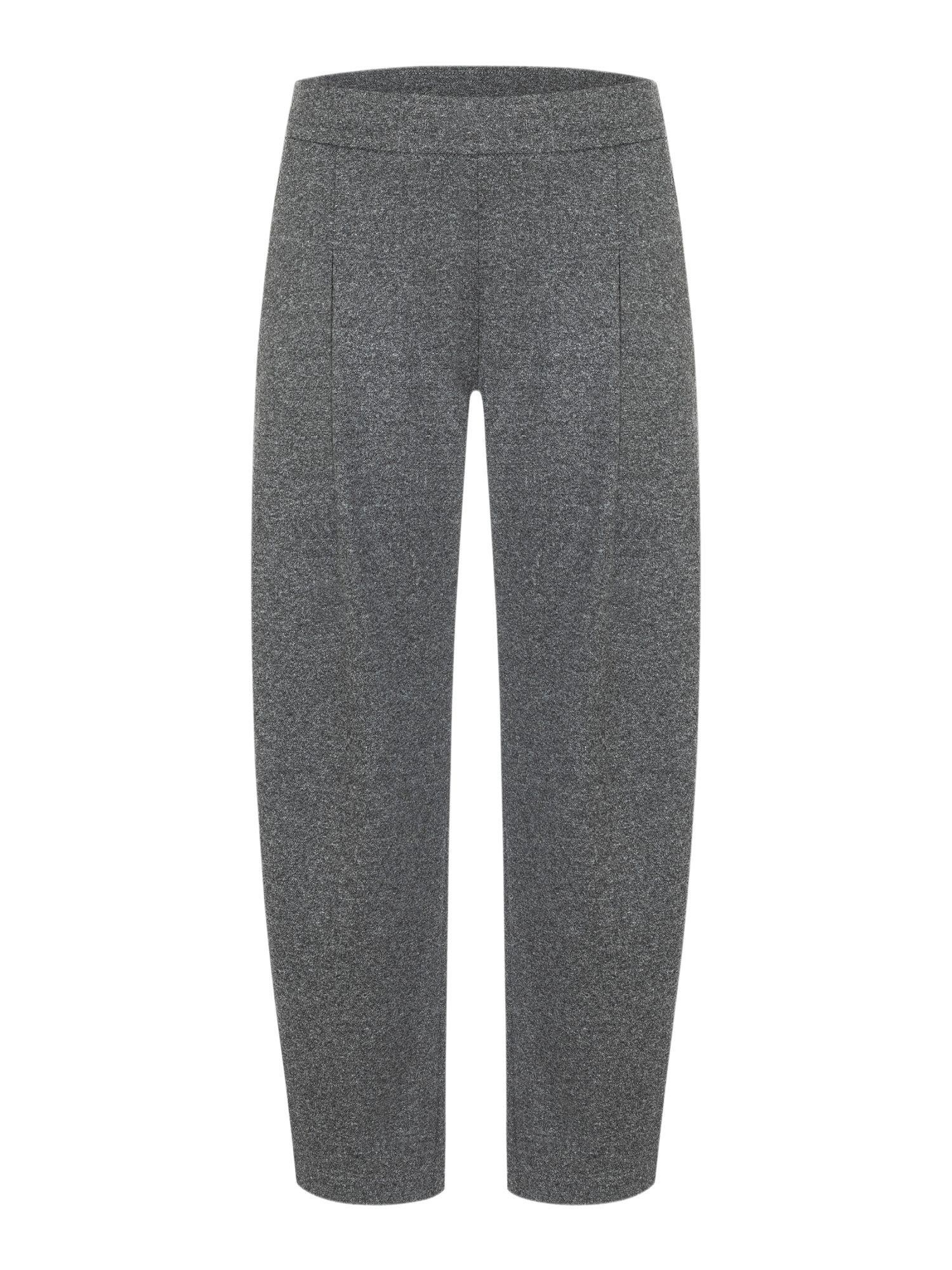 Cambio Stoffhose grau, Casual, Viskose, Meliert, Straight Leg, Mittel