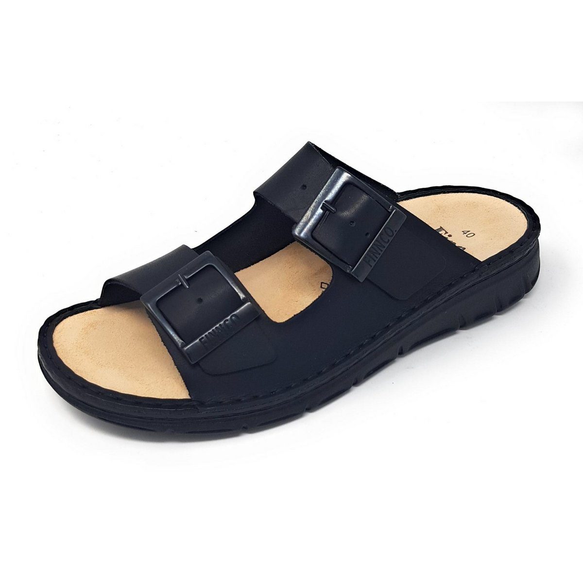 Finn Comfort Sportliche Sandalen für Herren in schwarz Pantolette (1-tlg)