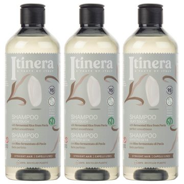 Sarcia.eu Haarshampoo ITINERA Haarshampoo mit fermentiertem Reis, 370ml x3, 3-tlg.