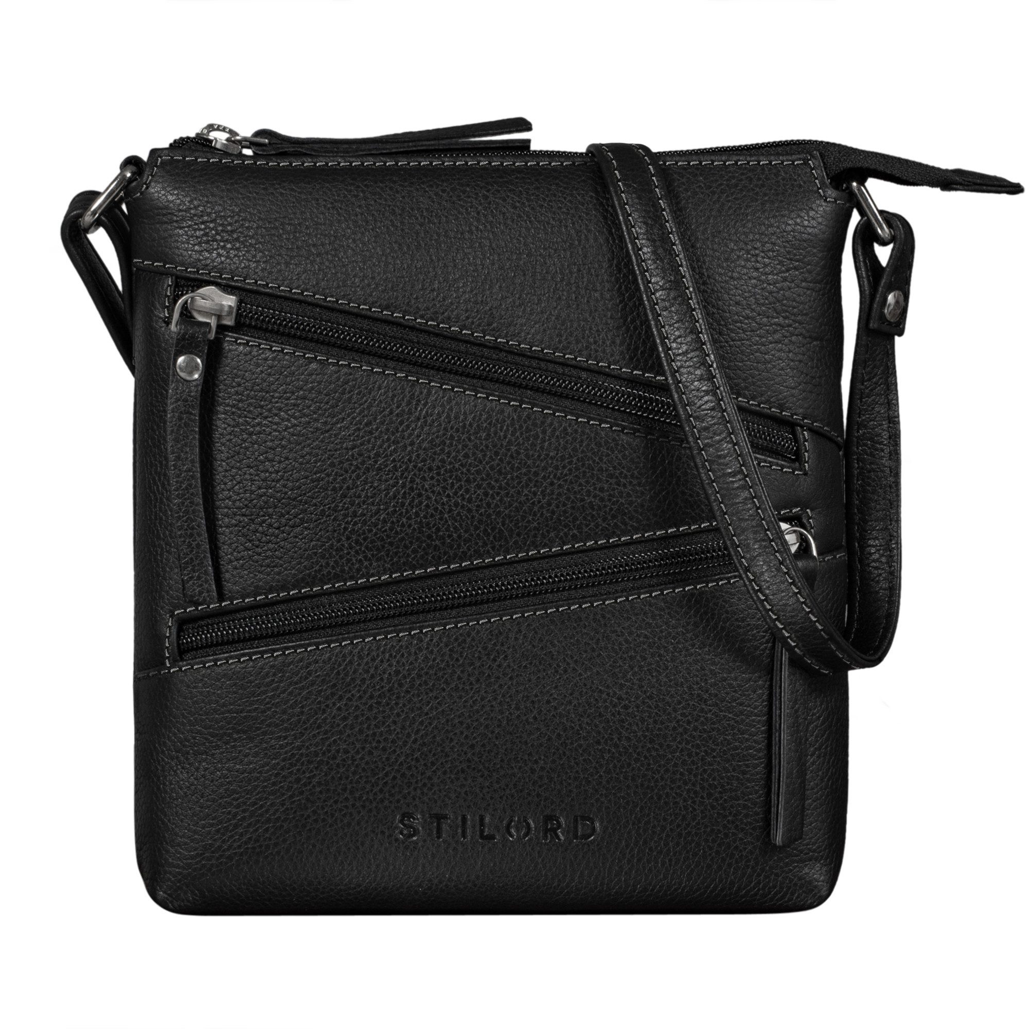 Handtasche "Alina" Schultertasche Damen Leder Vintage